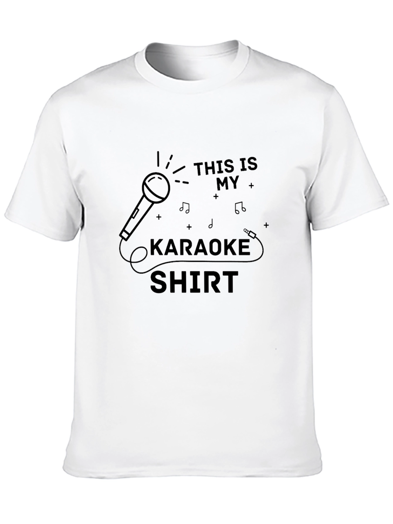 Karaoke Shirt - Mens Black Graphic Tee