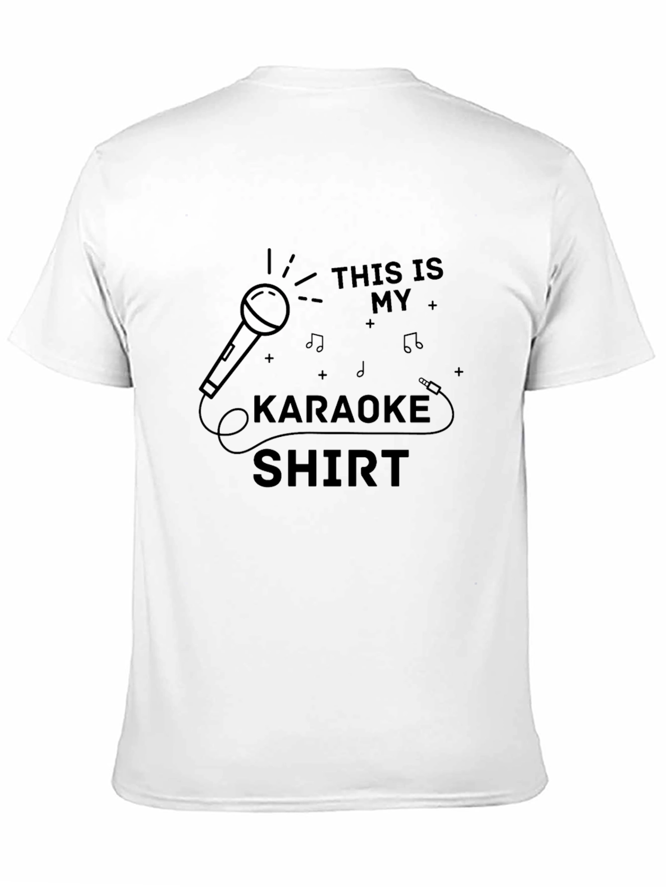 Karaoke Shirt - Mens Black Graphic Tee