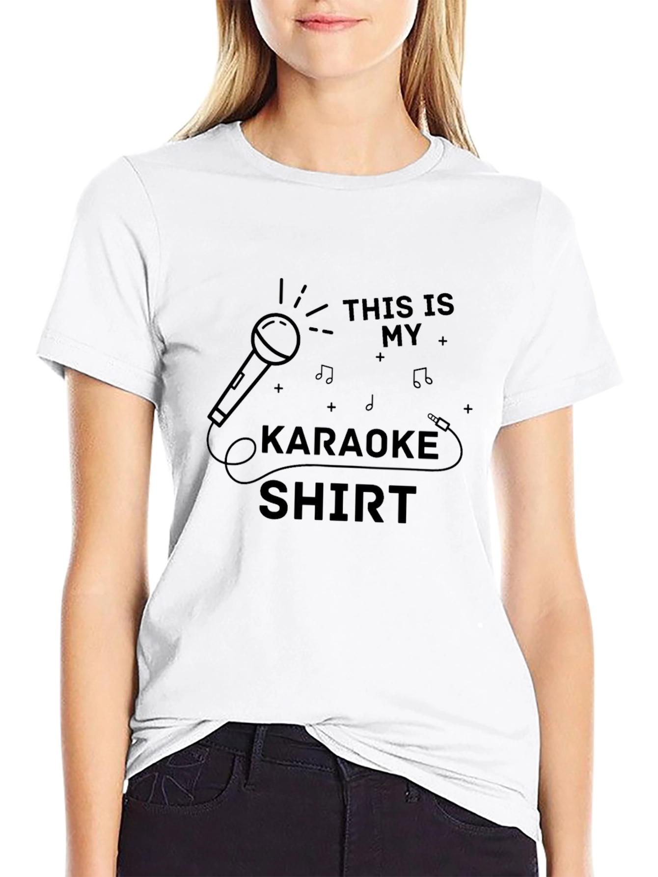 Karaoke Shirt - Mens Black Graphic Tee