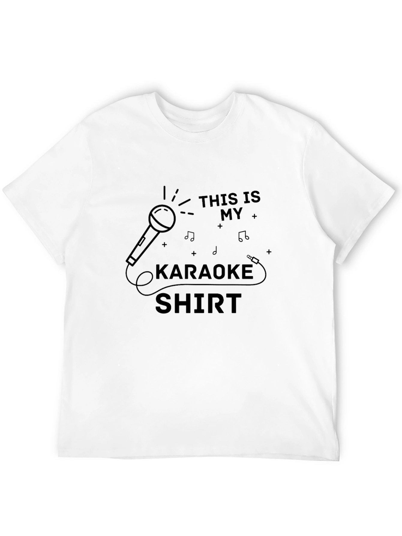 Karaoke Shirt - Mens Black Graphic Tee