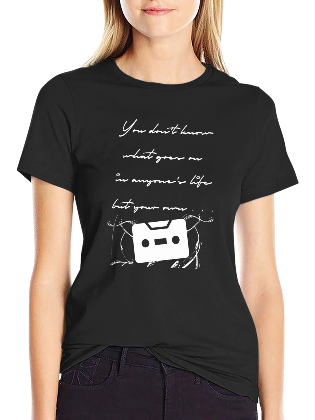 Cassette Tape Graphic T-Shirt