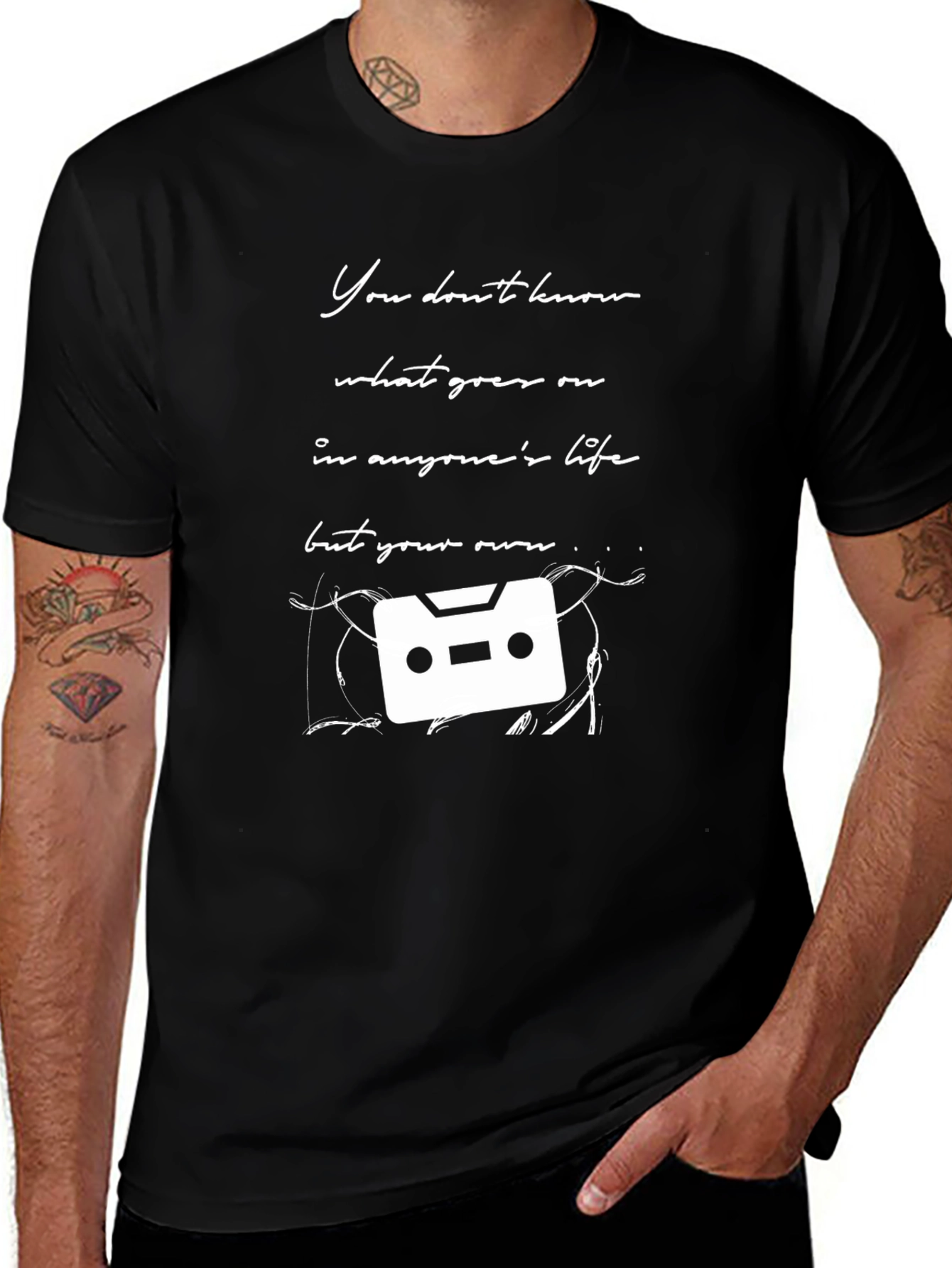 Cassette Tape Graphic T-Shirt