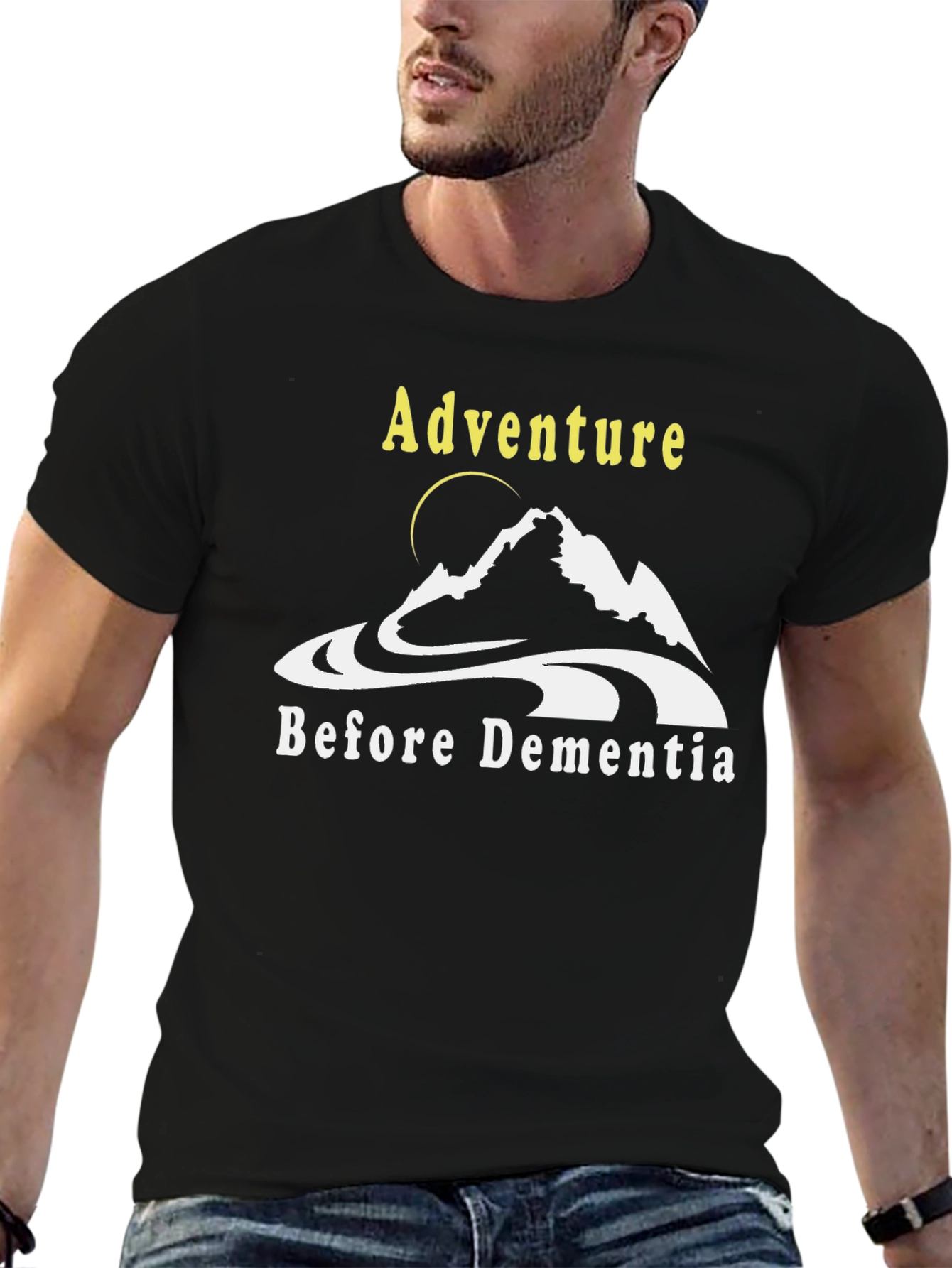 Adventure Before Dementia Black T-Shirt