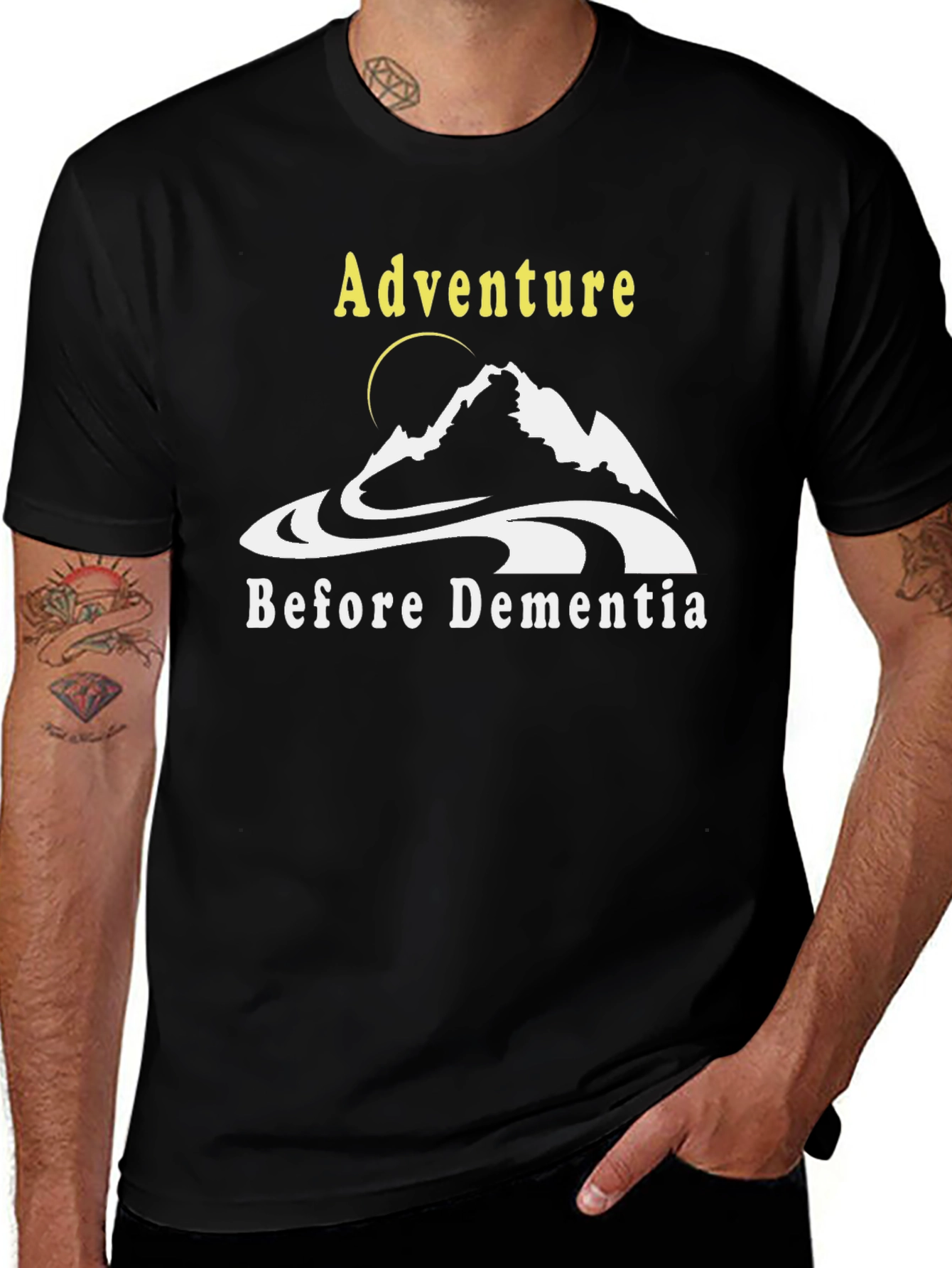 Adventure Before Dementia Black T-Shirt