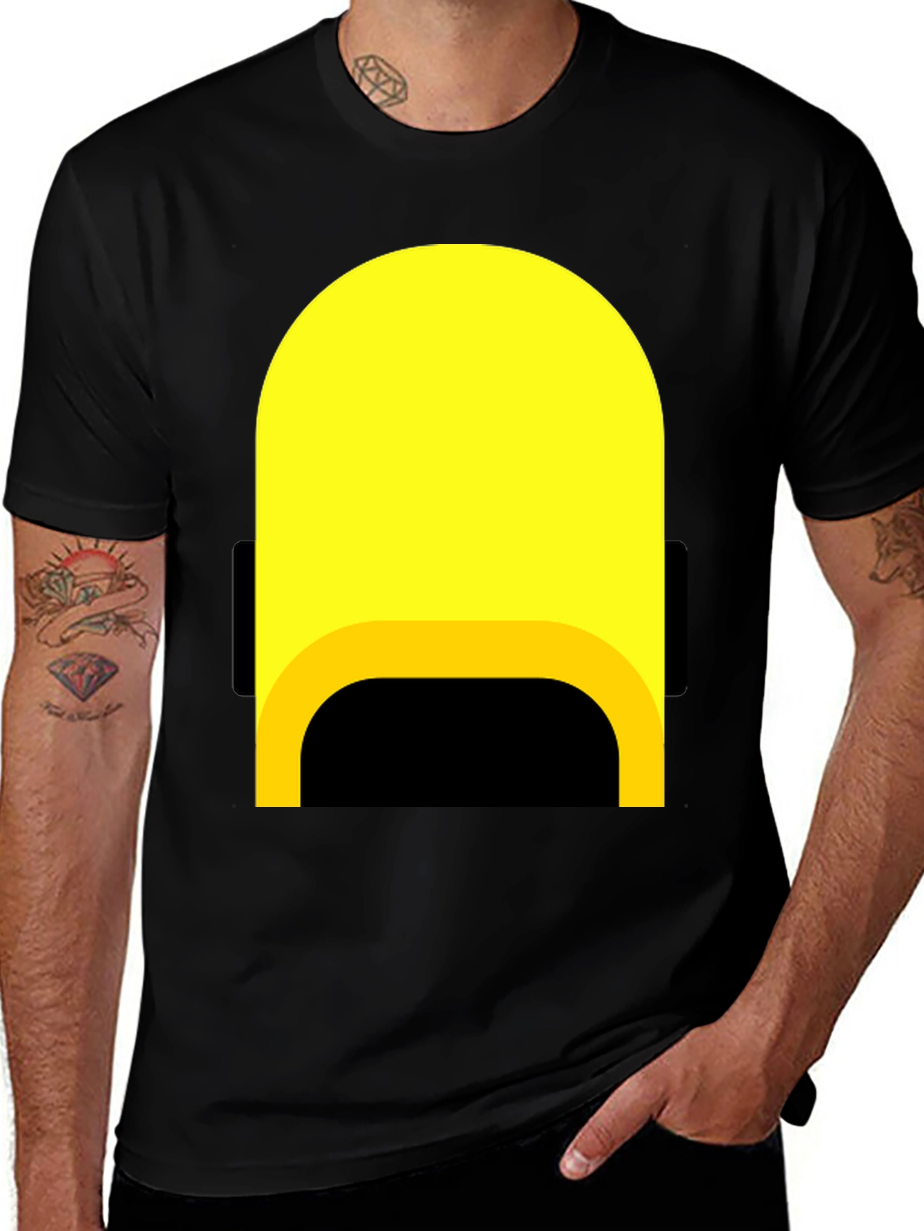 Minimalist Character Graphic T-Shirt