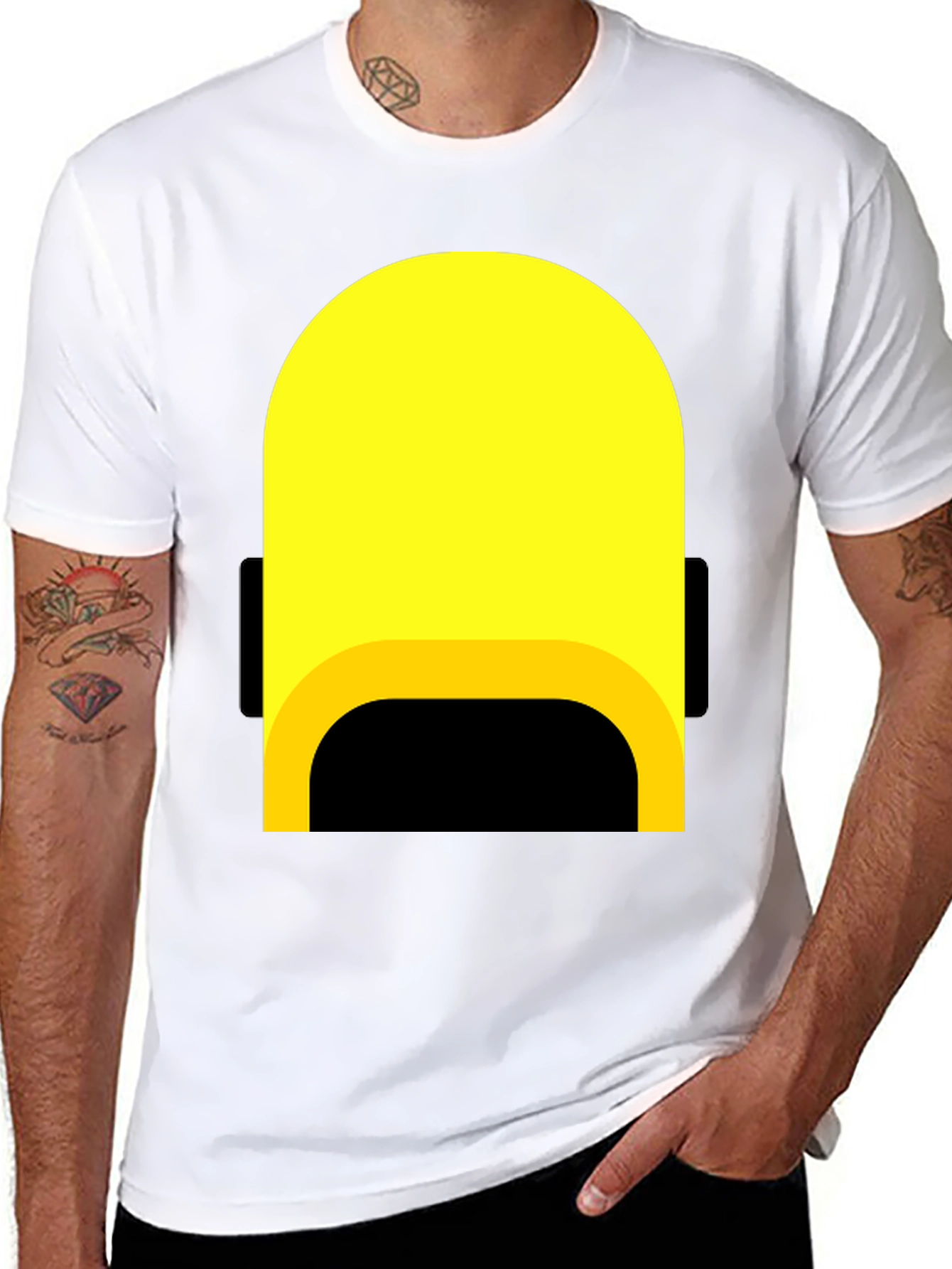 Minimalist Character Graphic T-Shirt