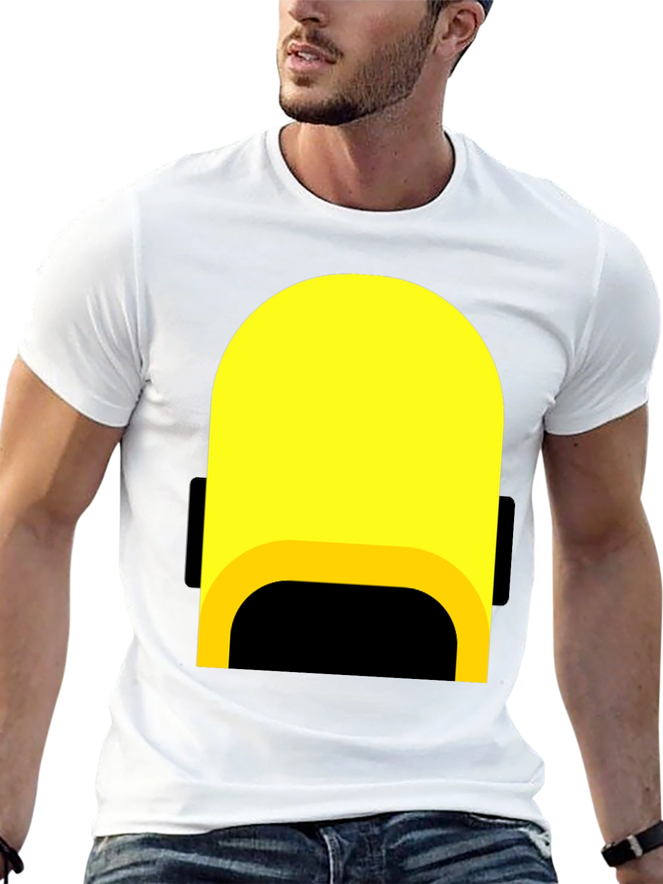 Minimalist Character Graphic T-Shirt
