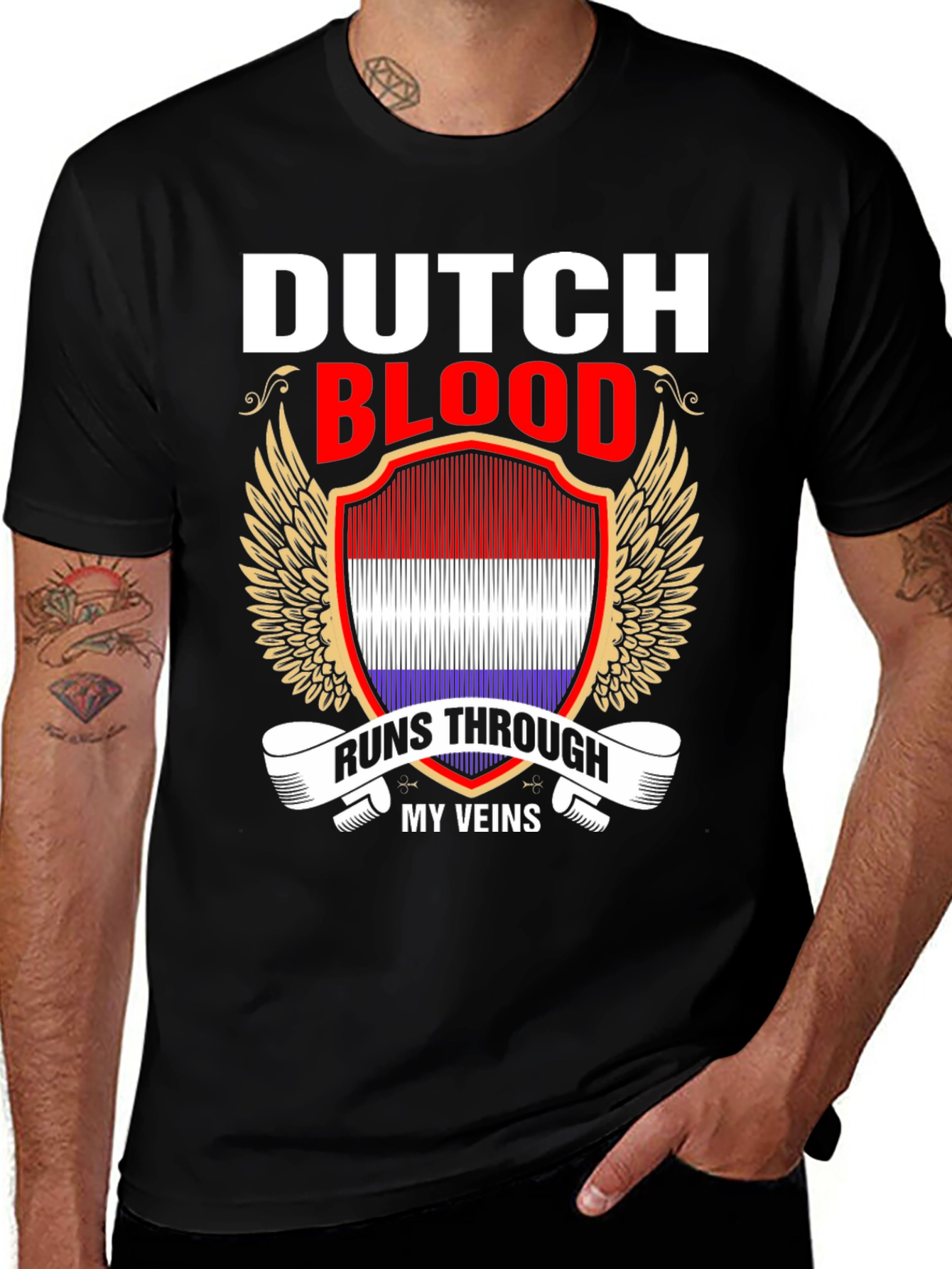 Dutch Blood Runs Through My Veins T-Shirt