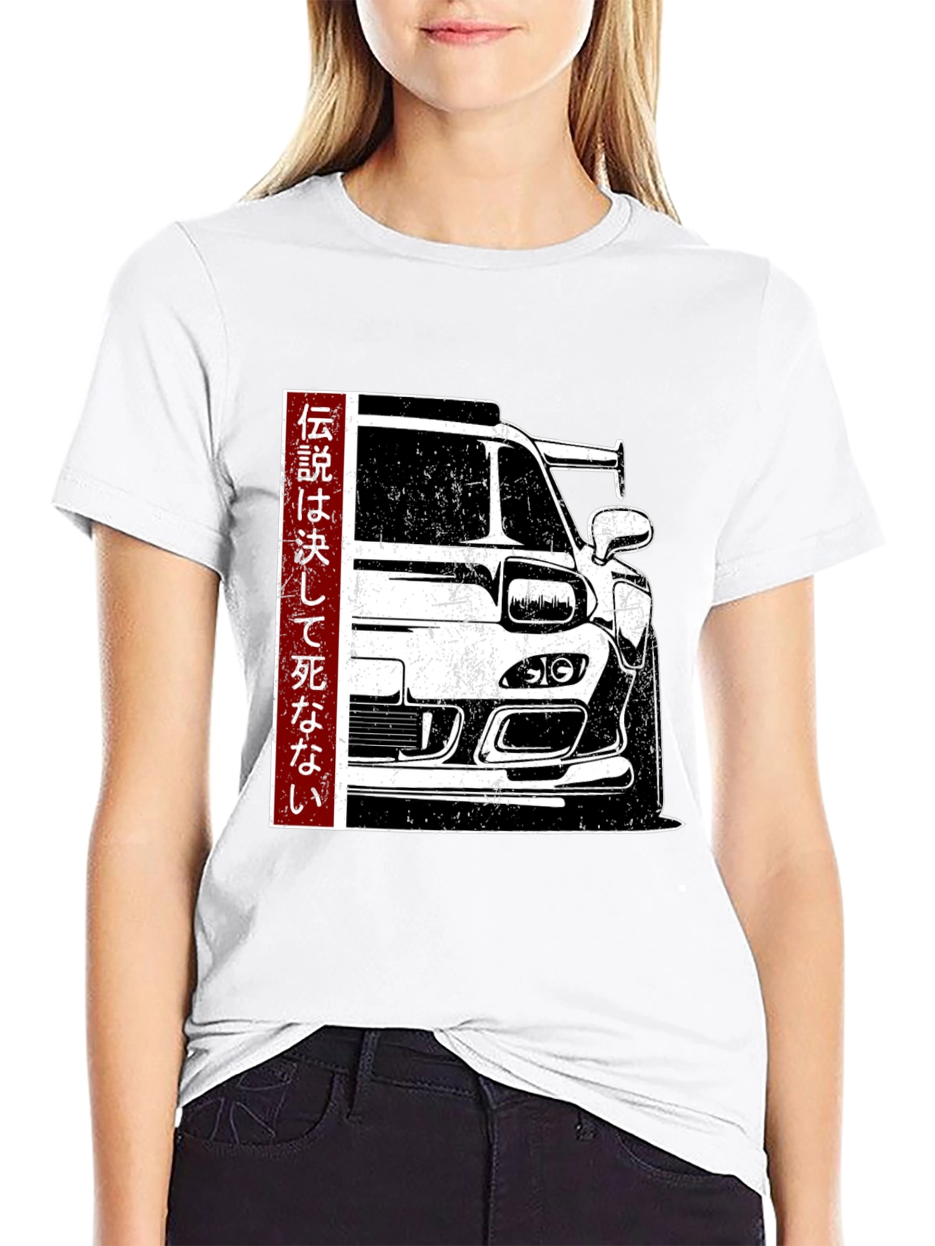 JDM Car Graphic Black T-Shirt