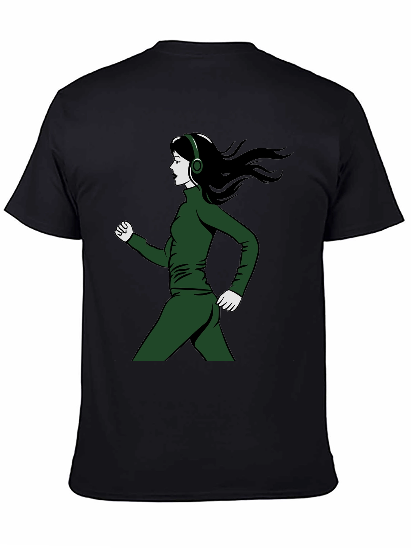 Running Woman Graphic T-Shirt
