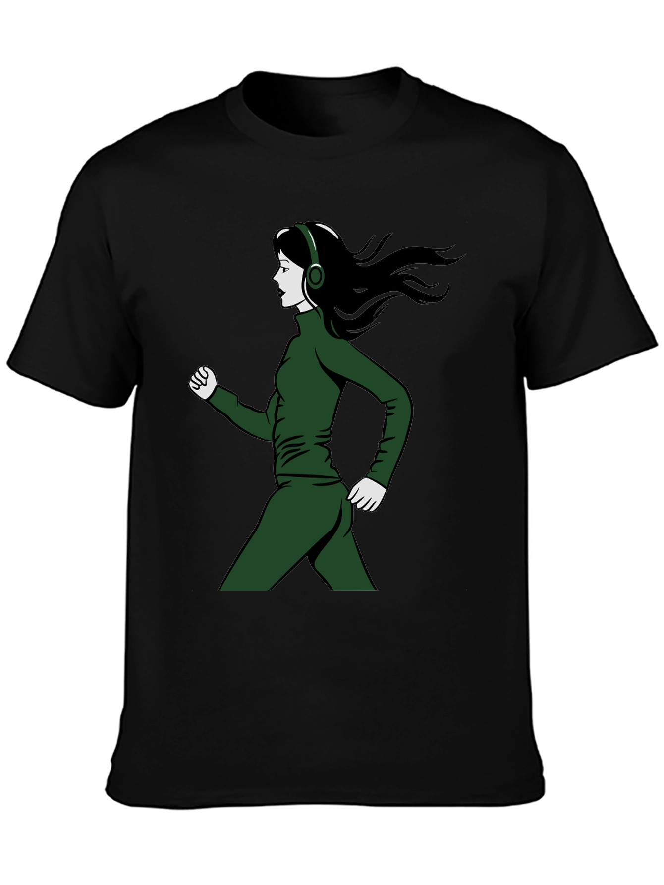 Running Woman Graphic T-Shirt