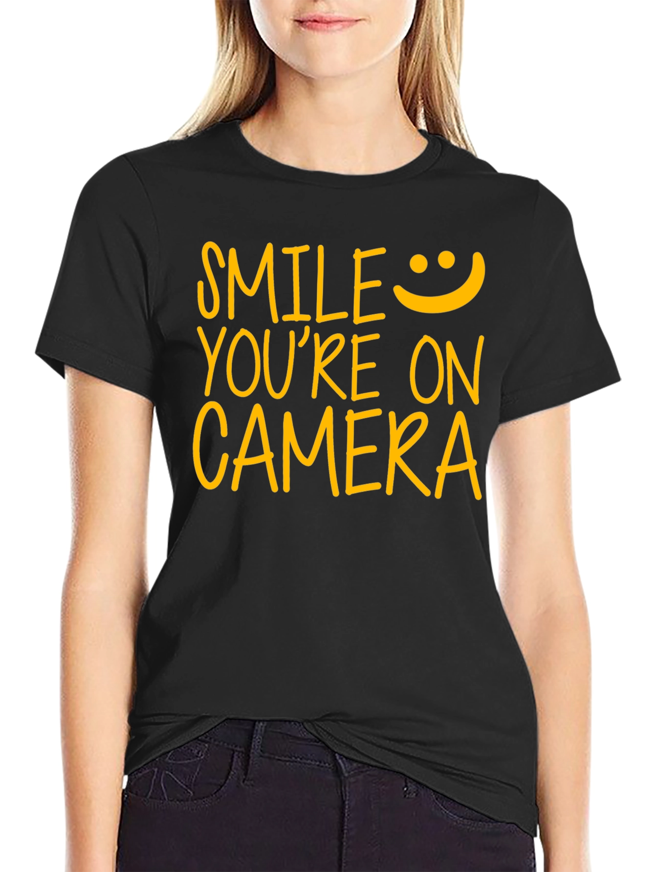 Smile Youre on Camera Graphic T-Shirt