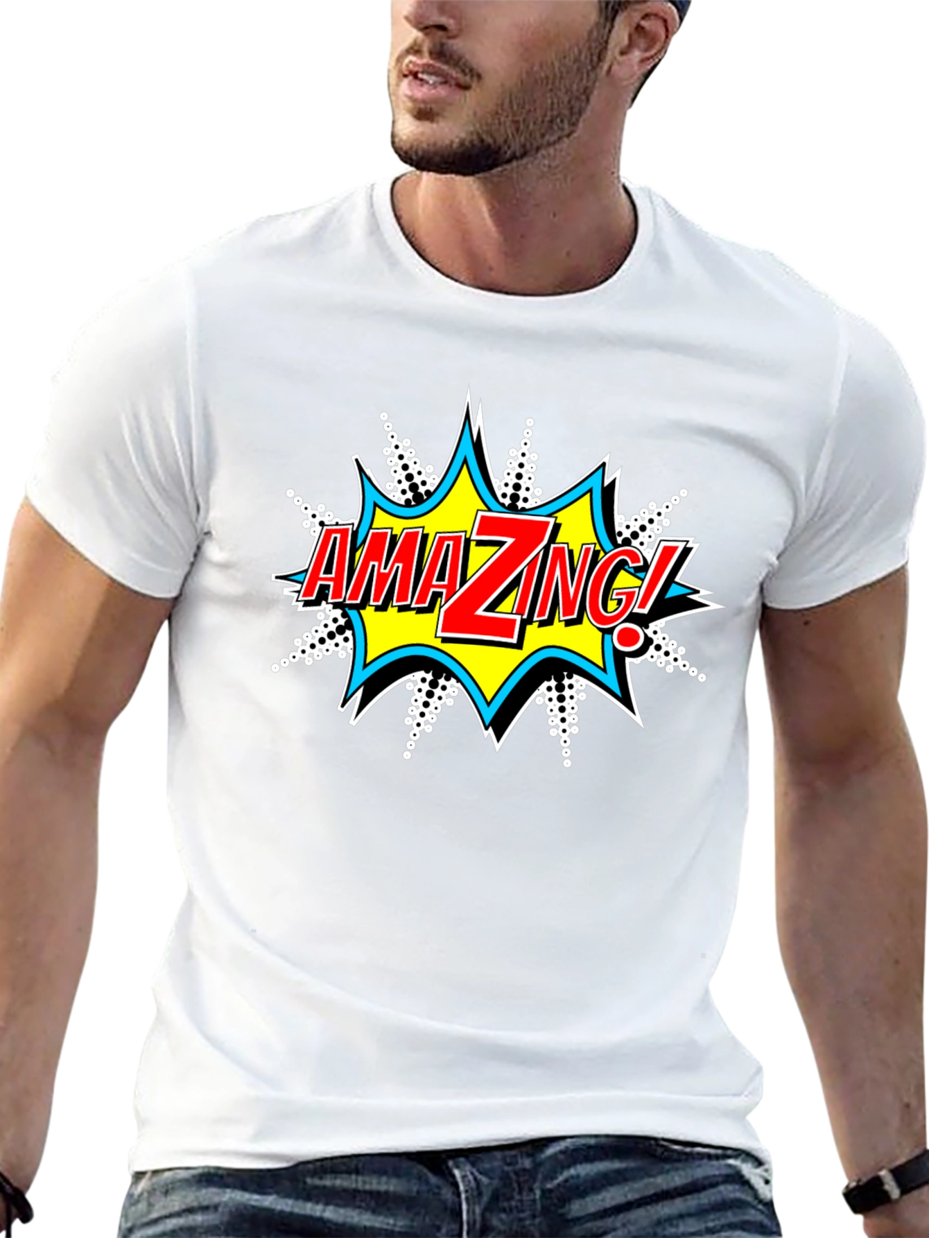 Amazing Comic Style Graphic T-Shirt