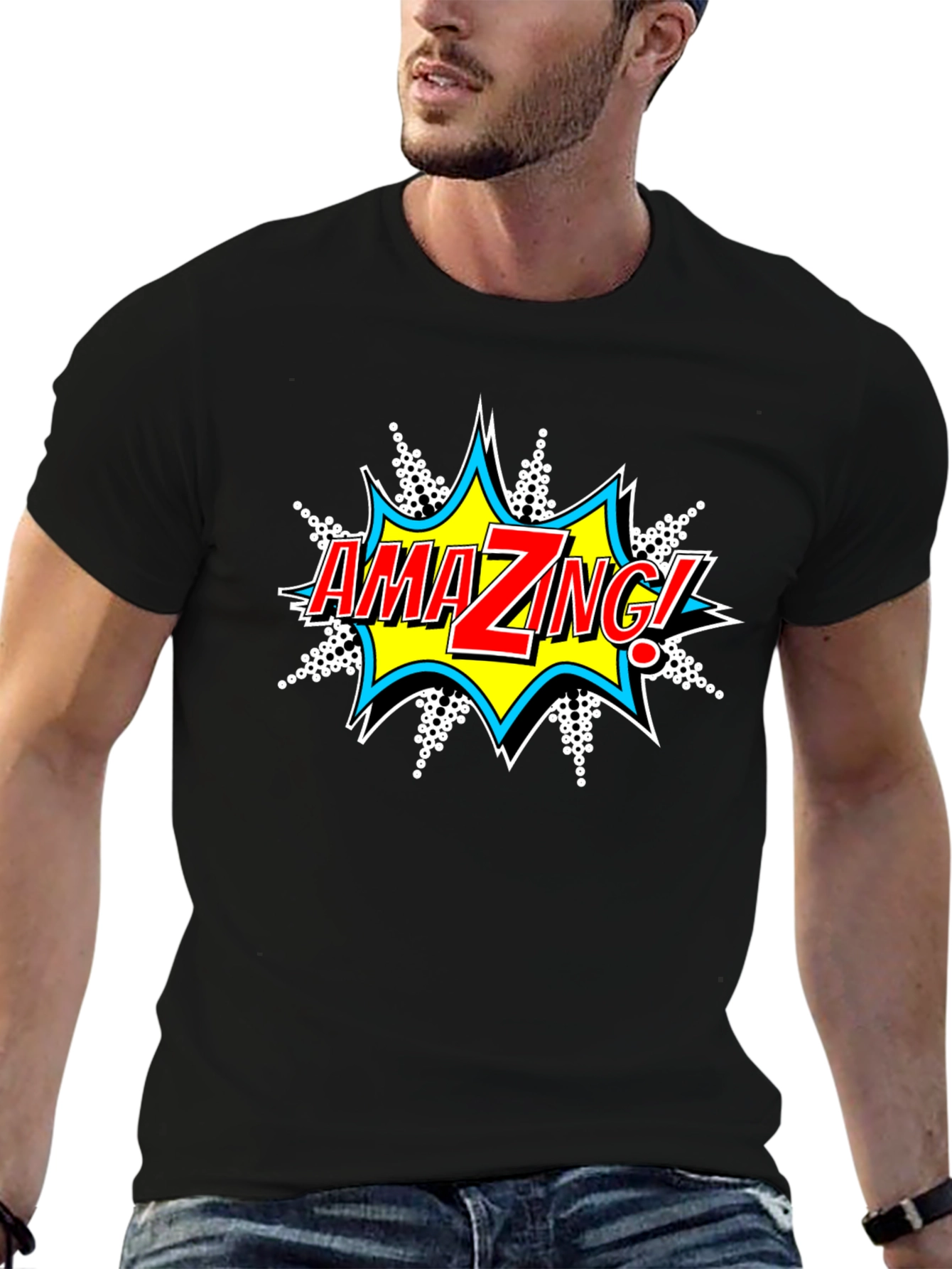Amazing Comic Style Graphic T-Shirt
