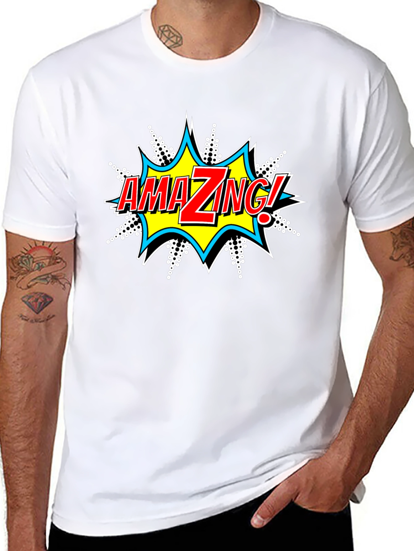 Amazing Comic Style Graphic T-Shirt