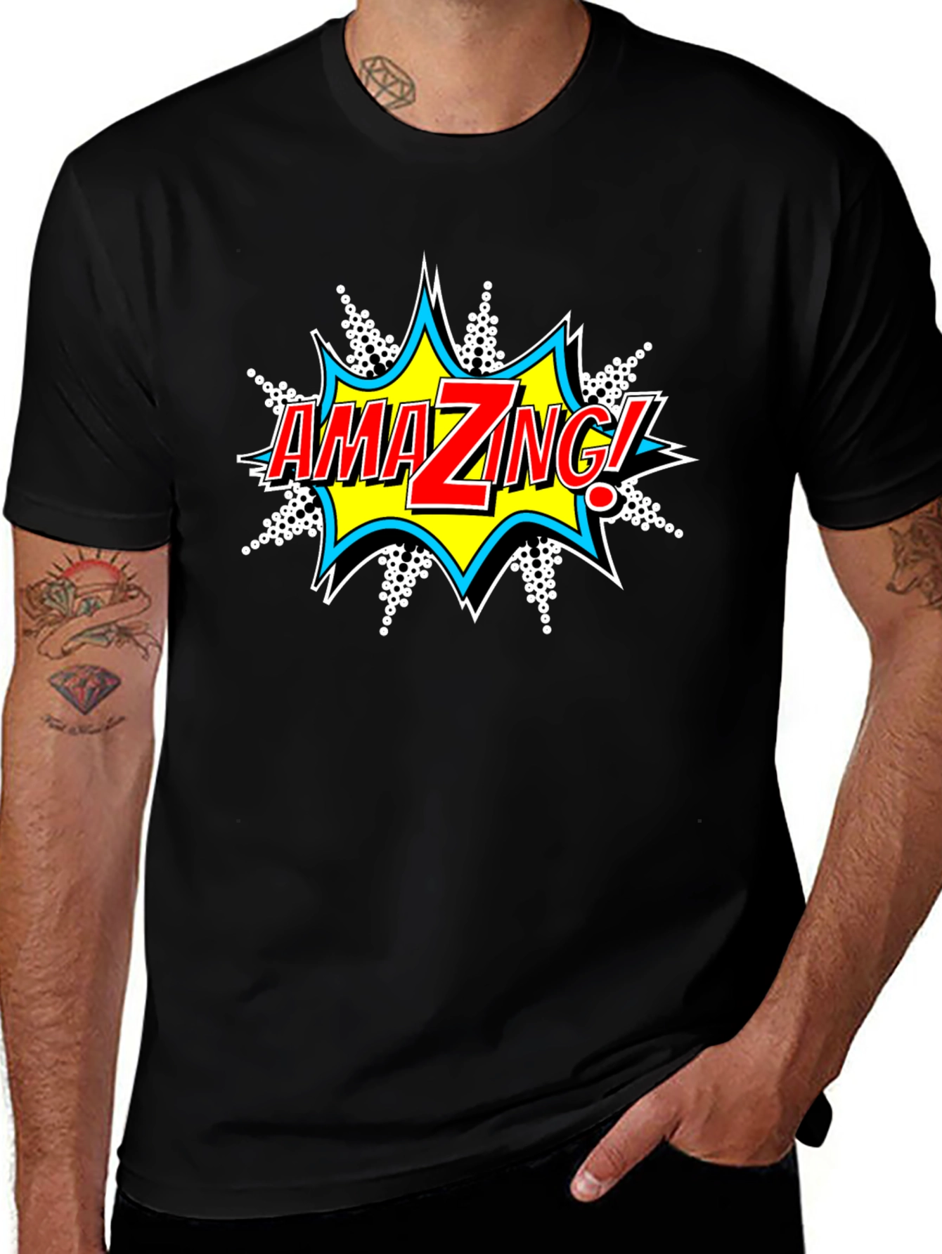 Amazing Comic Style Graphic T-Shirt