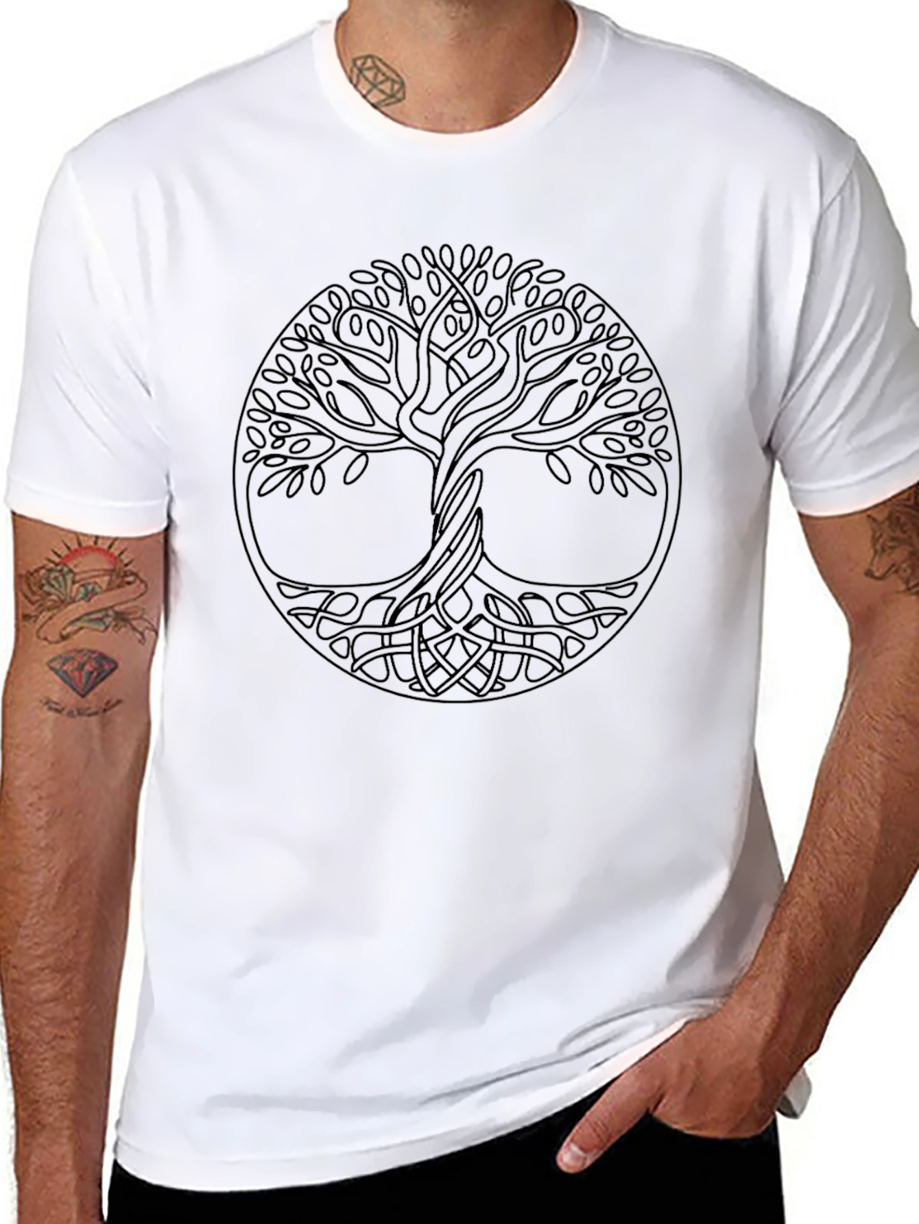 Tree of Life Graphic Tee - Black