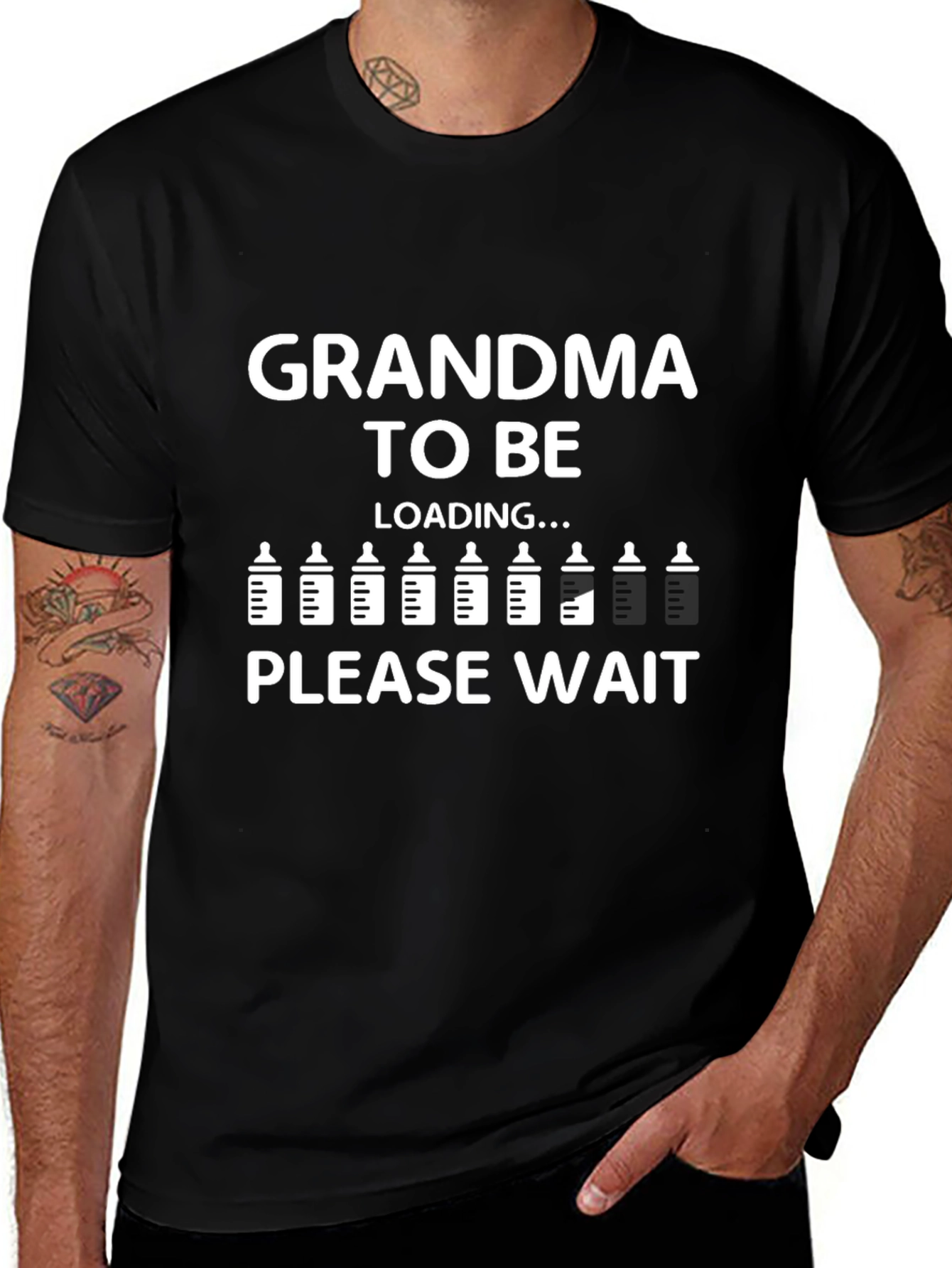 Grandma To Be Loading Funny T-Shirt