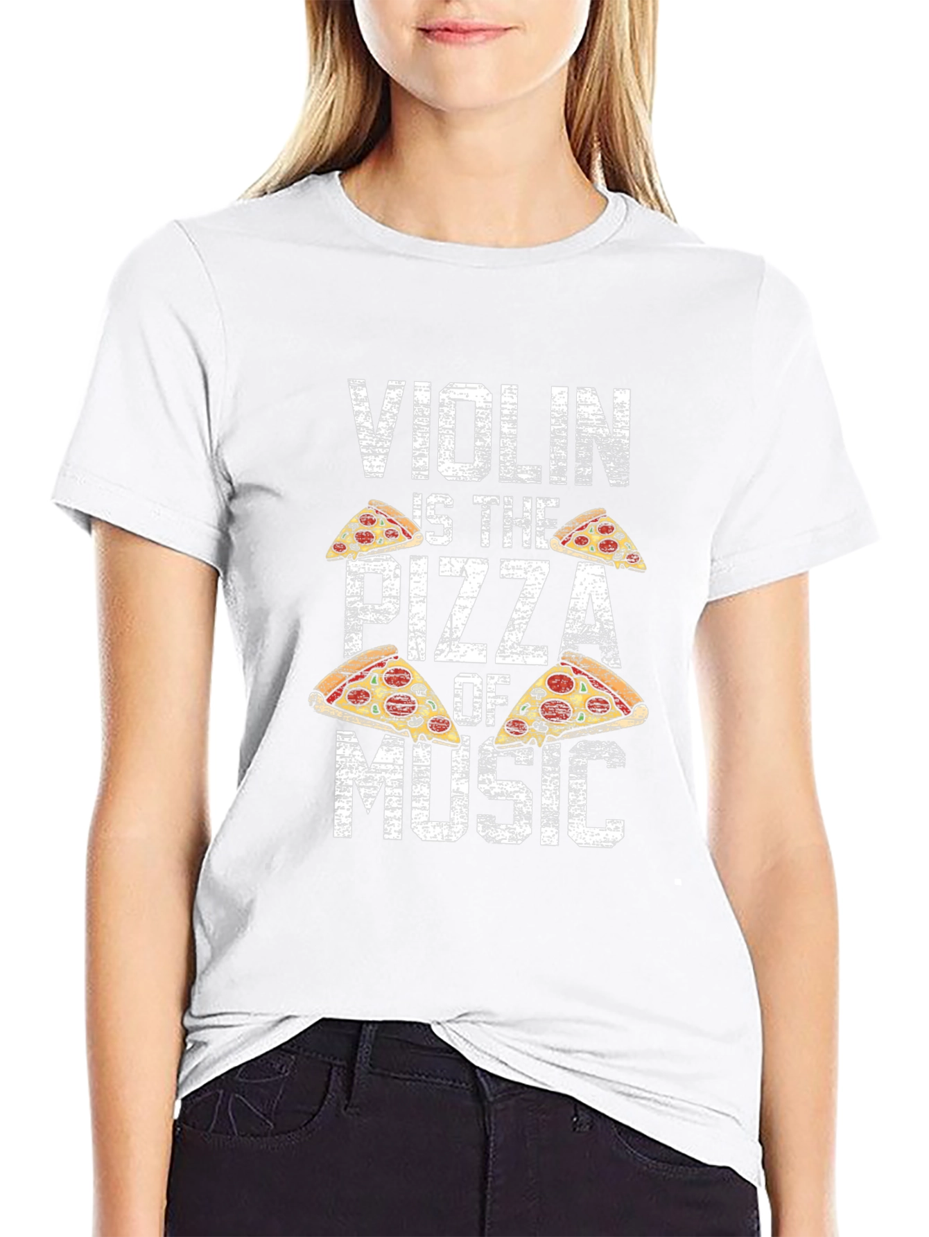 Violin is the Pizza of Music T-Shirt