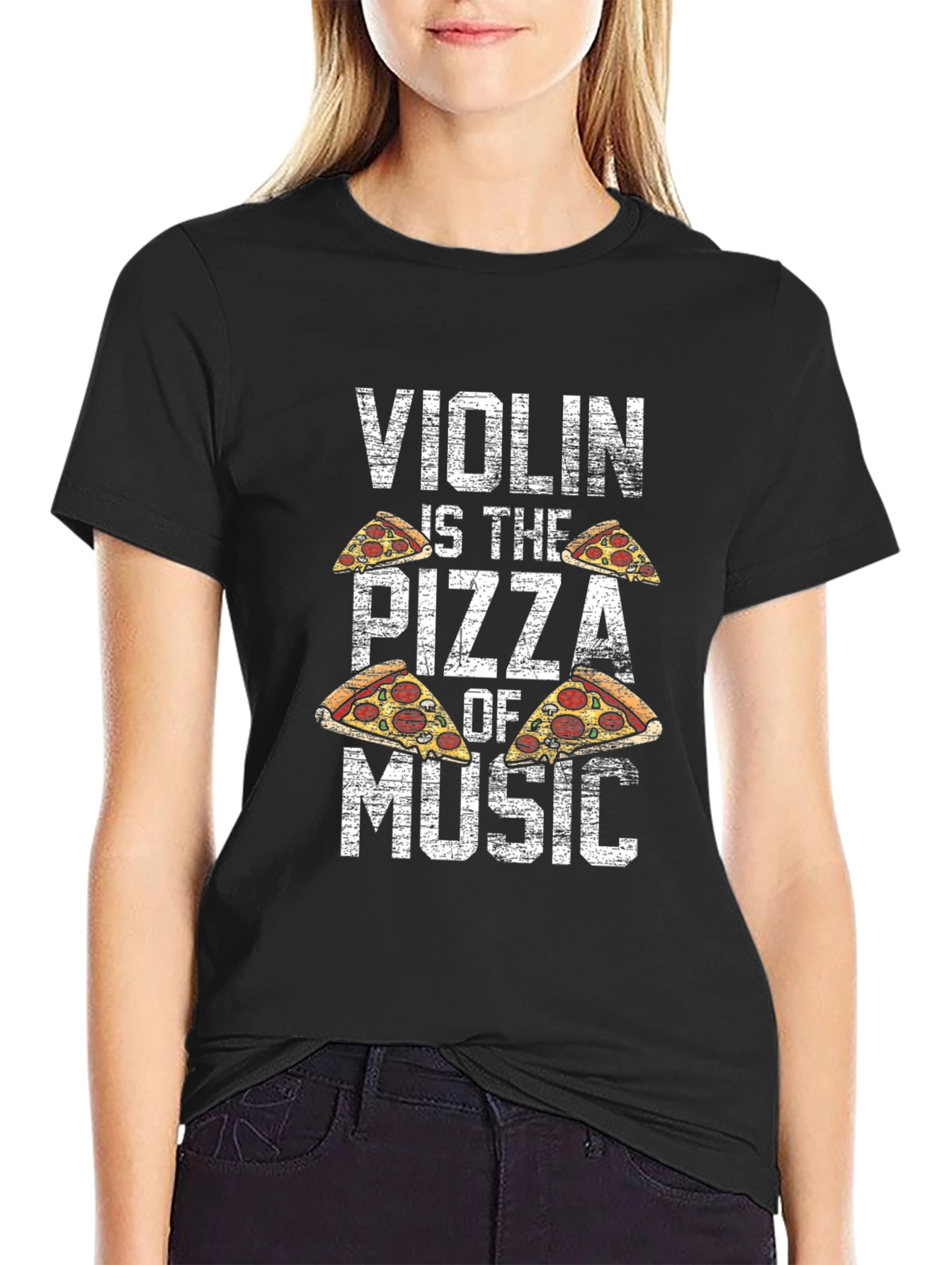 Violin is the Pizza of Music T-Shirt