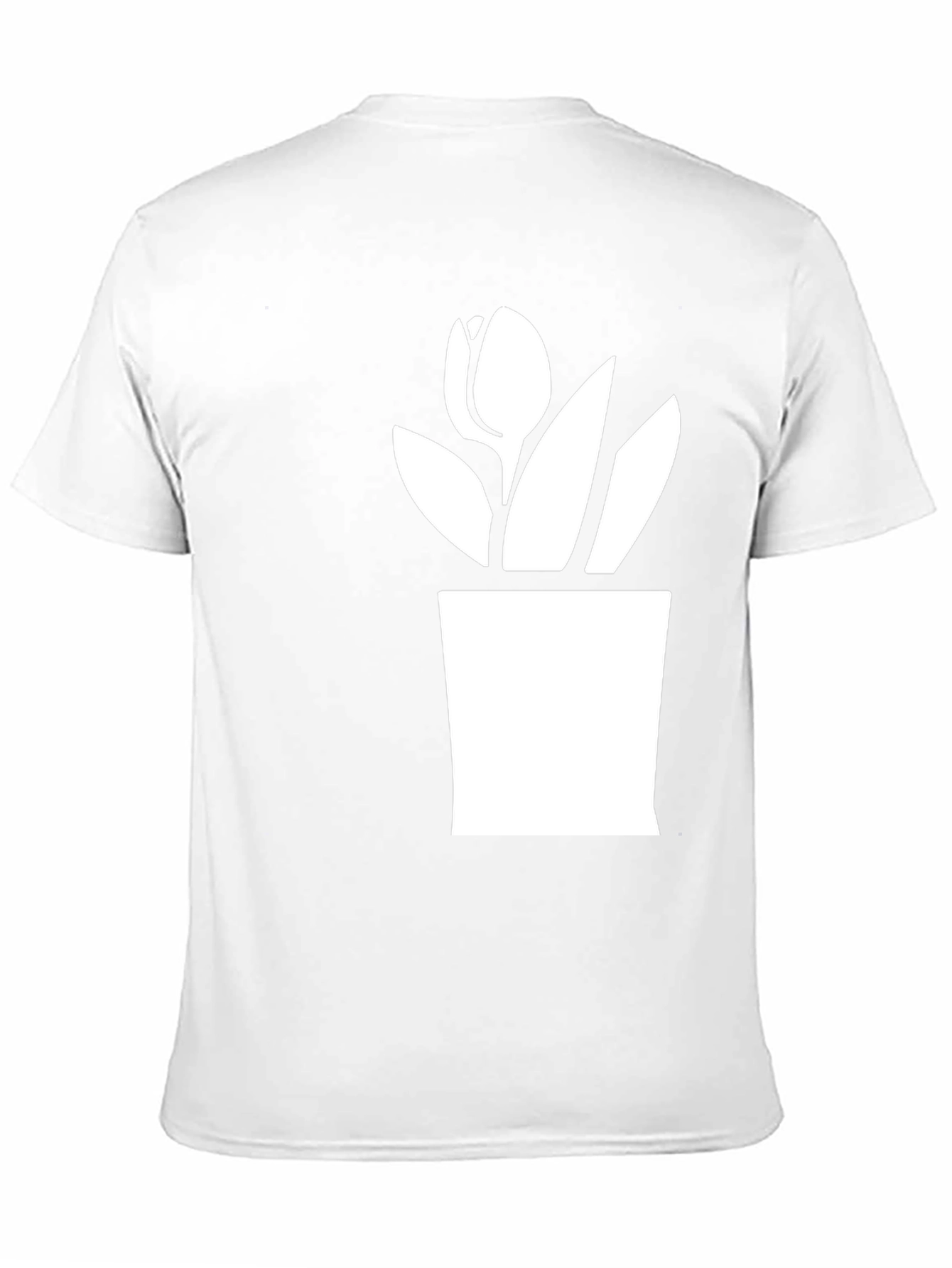 Black Tulip Plant Graphic T-Shirt