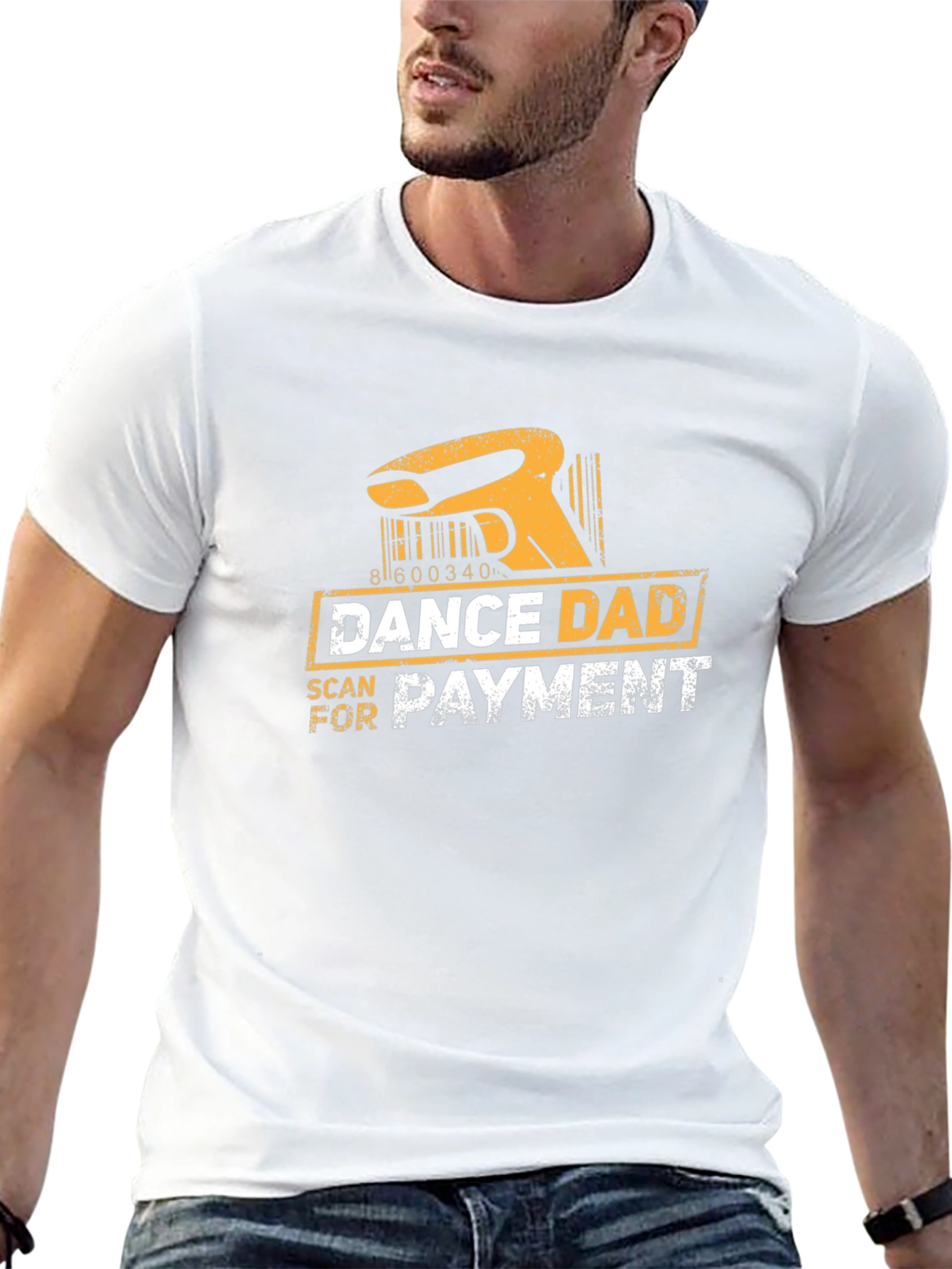 Dance Dad Scan for Payment Black T-Shirt
