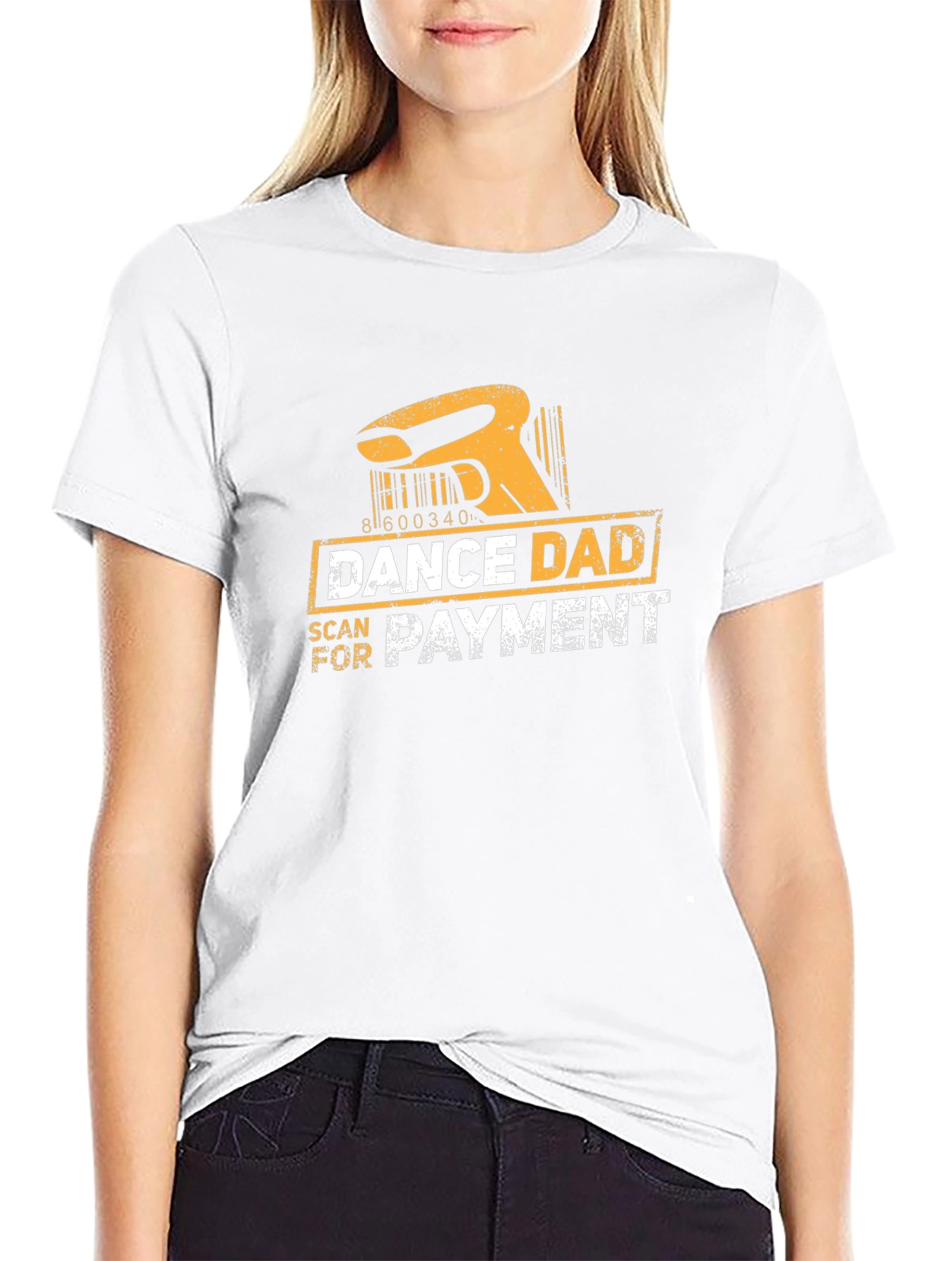 Dance Dad Scan for Payment Black T-Shirt