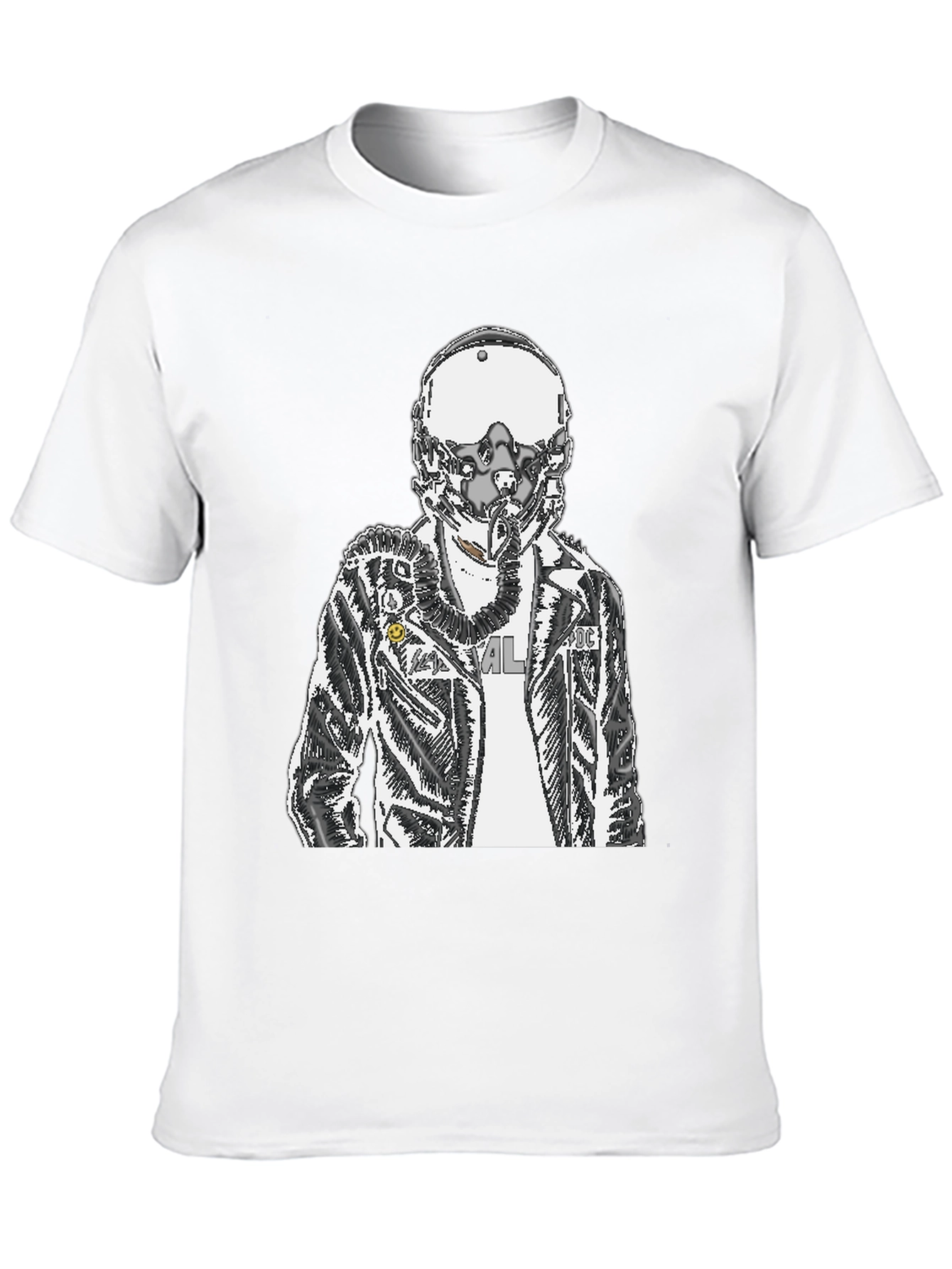 Pilot Graphic Tee - Black Crew Neck T-Shirt