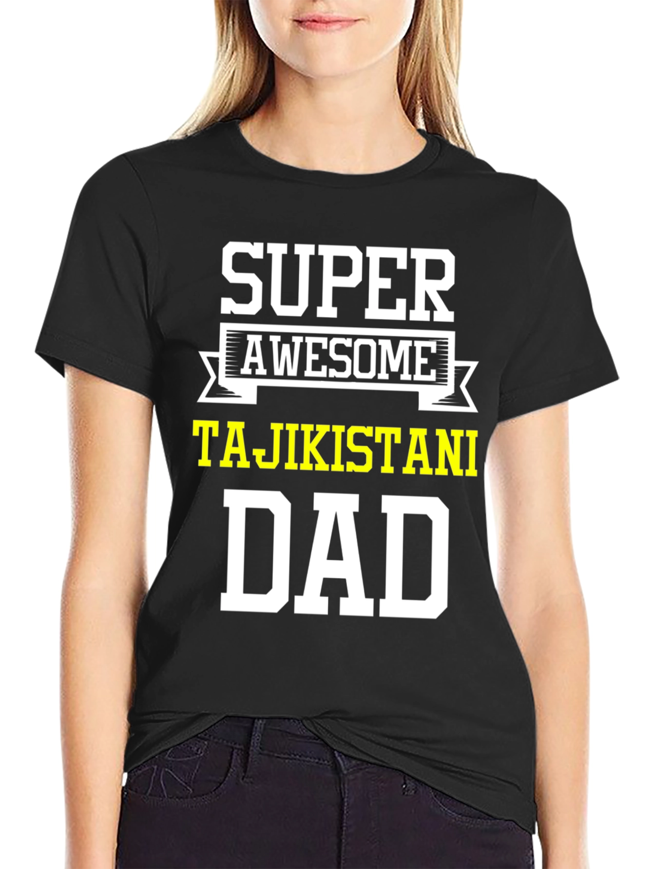 Super Awesome Tajikistani Dad T-Shirt