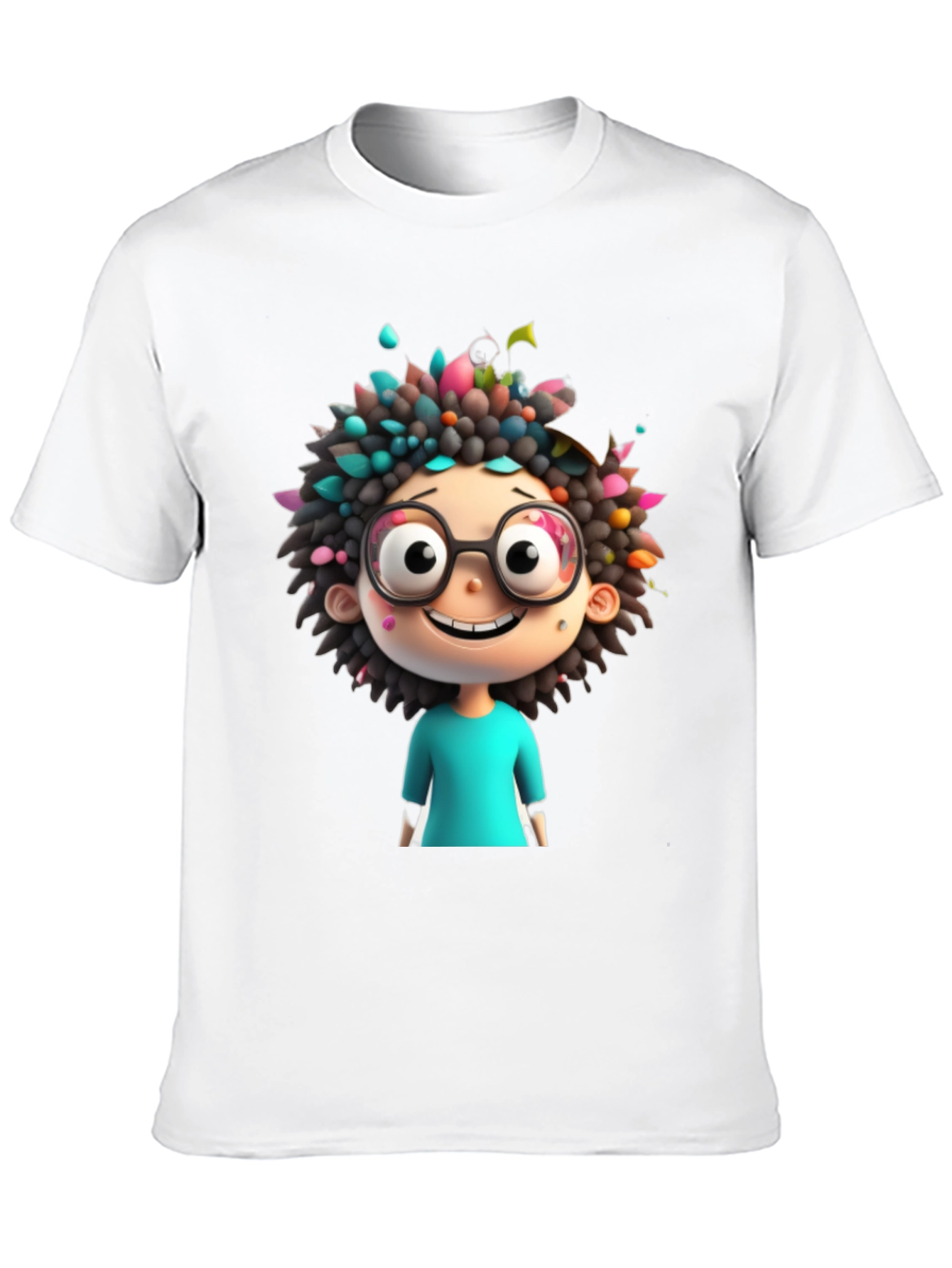Cartoon Character Graphic Tee - Quirky & Fun