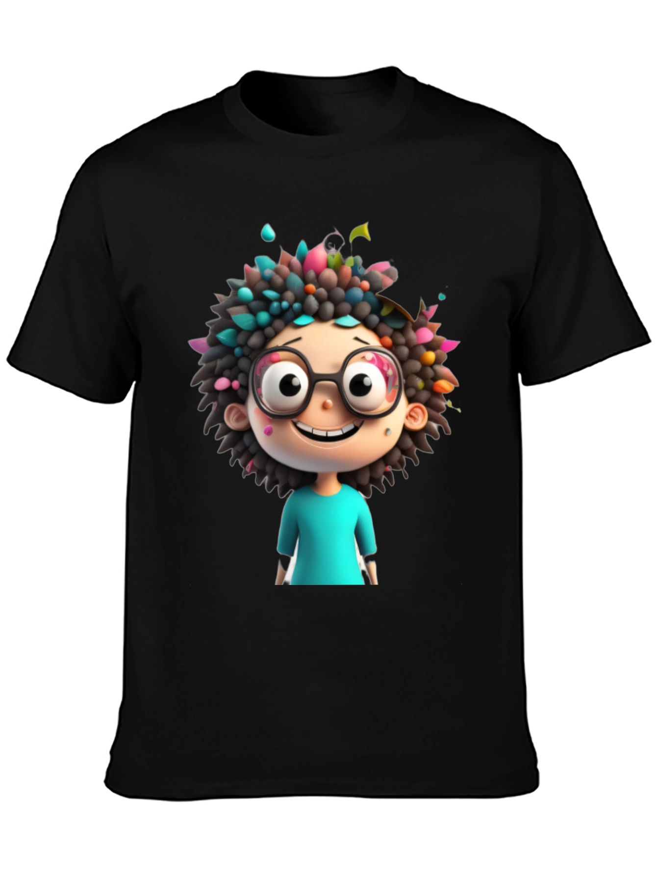 Cartoon Character Graphic Tee - Quirky & Fun