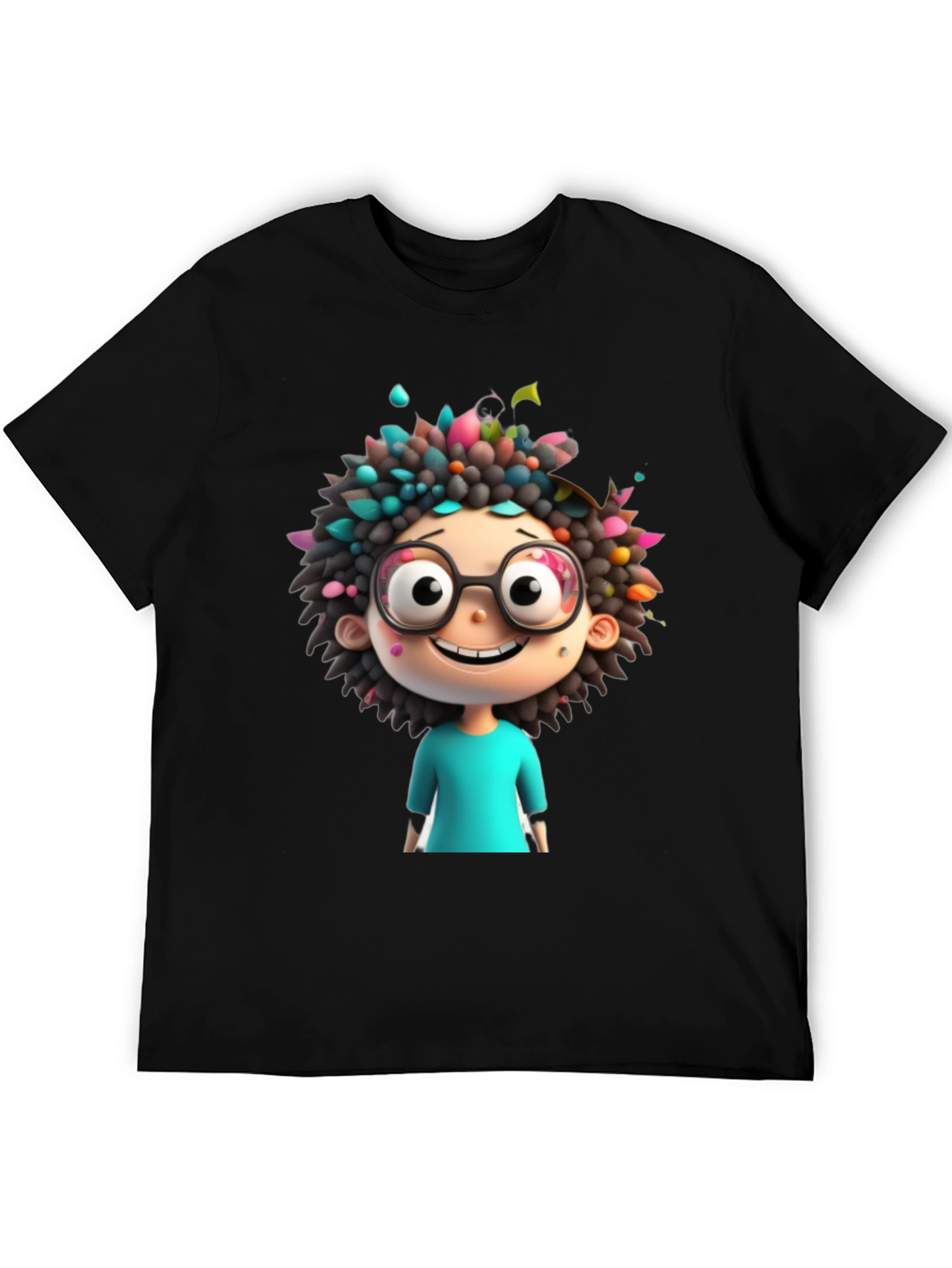 Cartoon Character Graphic Tee - Quirky & Fun
