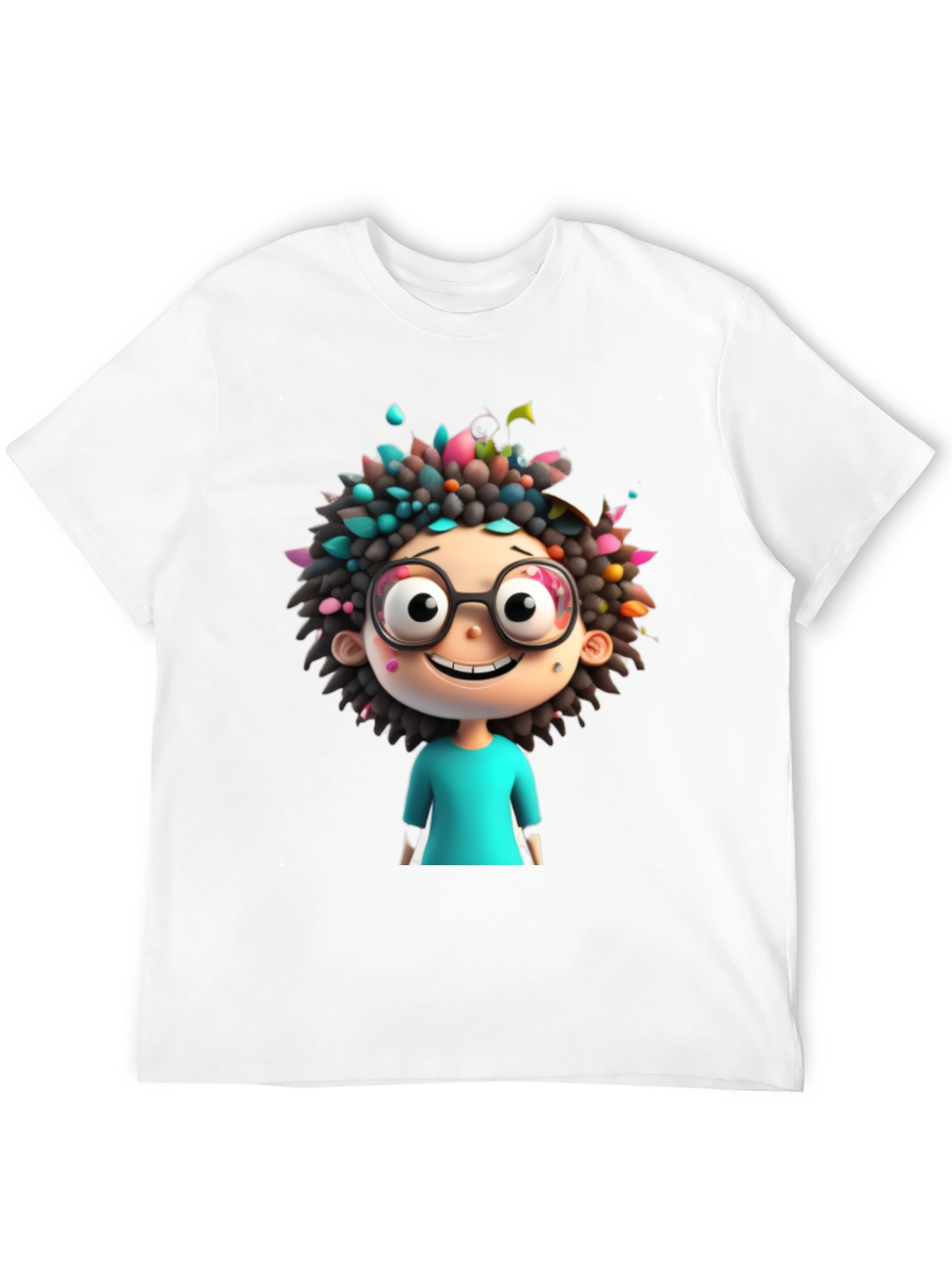 Cartoon Character Graphic Tee - Quirky & Fun