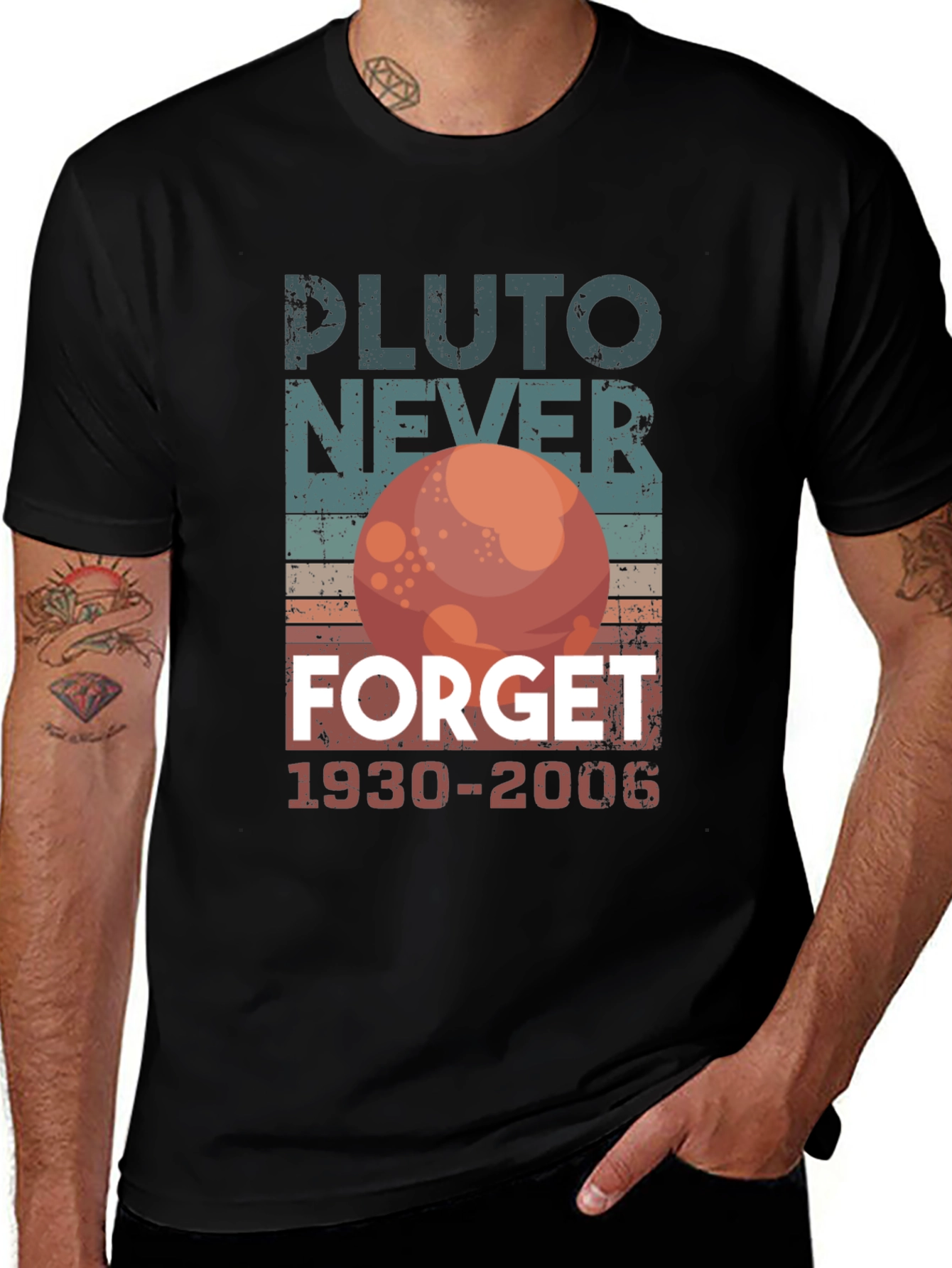 Pluto Never Forget T-Shirt