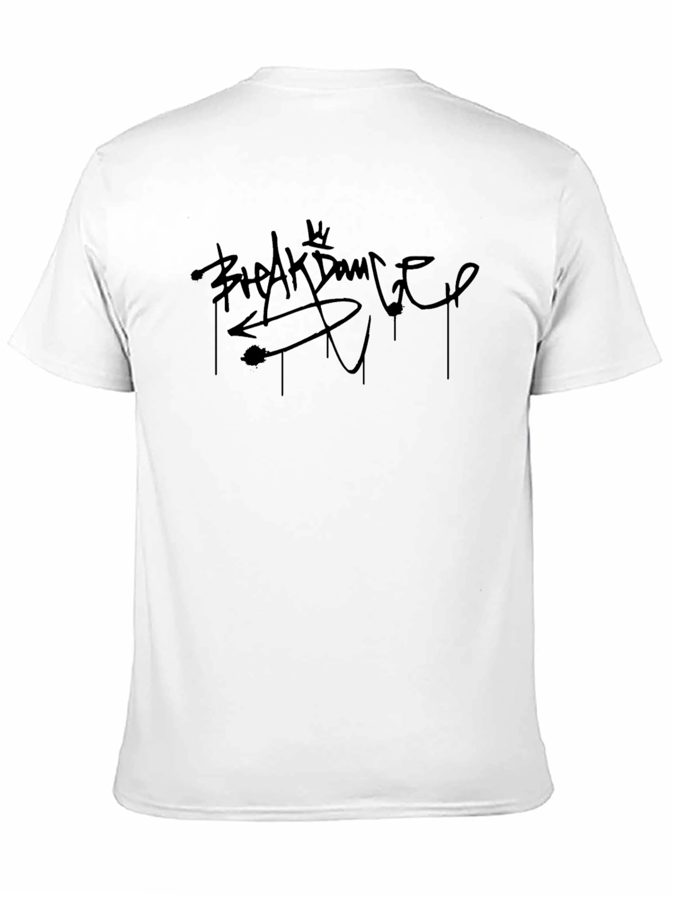 Breakdance Crew Neck T-Shirt Stylish Streetwear Design