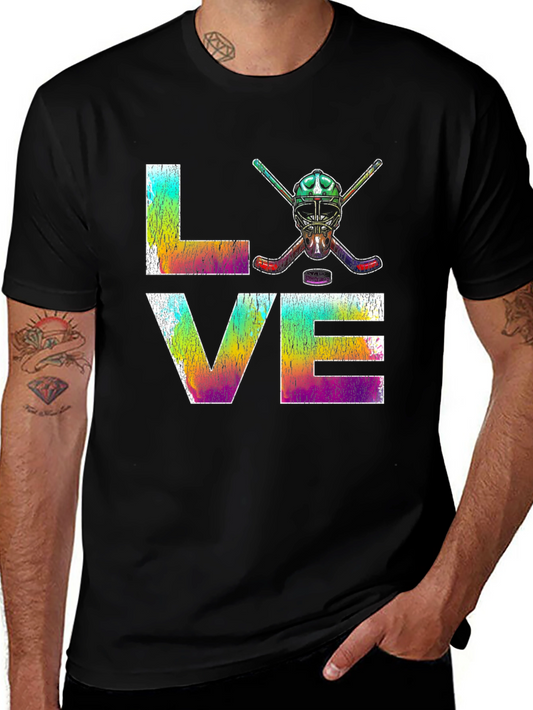 LOVE Hockey Graphic T-Shirt