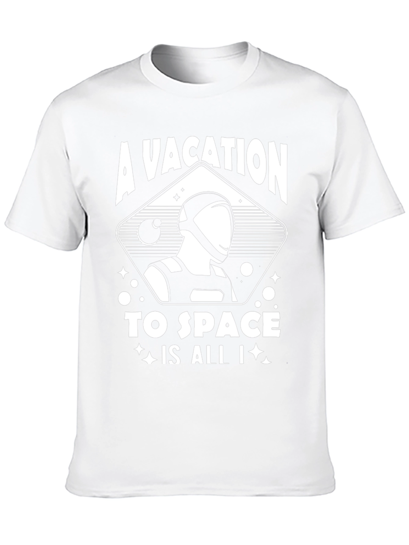 A Vacation to Space Graphic T-Shirt