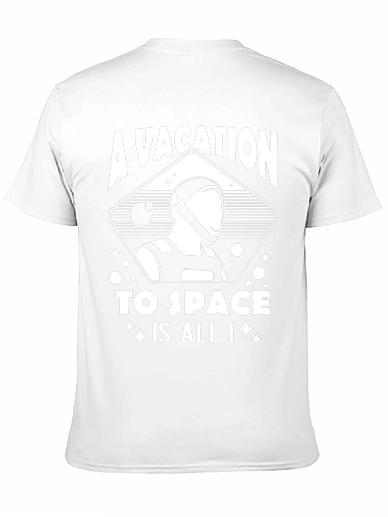 A Vacation to Space Graphic T-Shirt