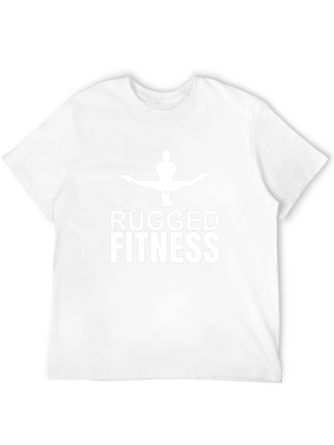 Rugged Fitness Black Graphic Tee