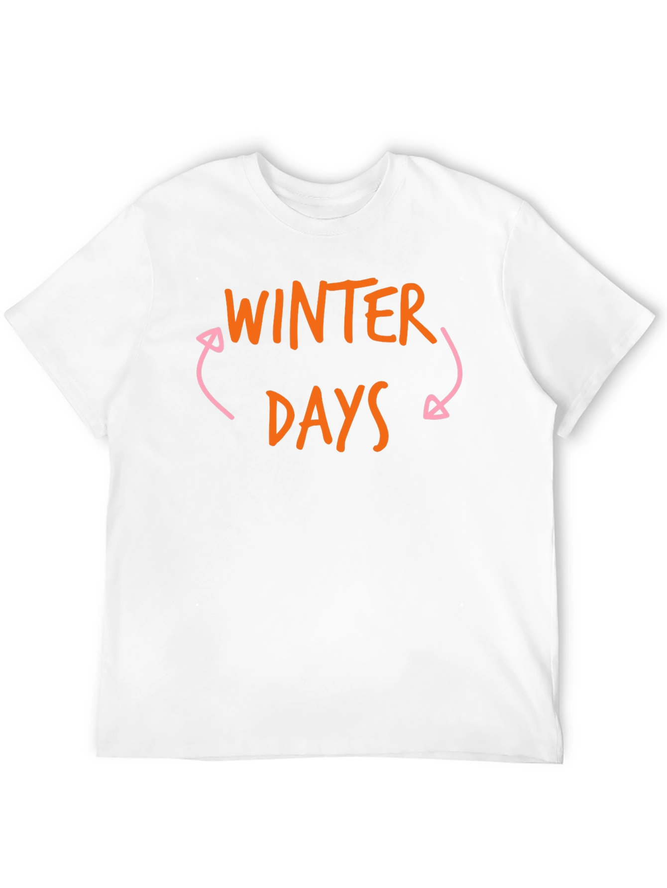 Winter Days Graphic Tee - Black Cotton Shirt