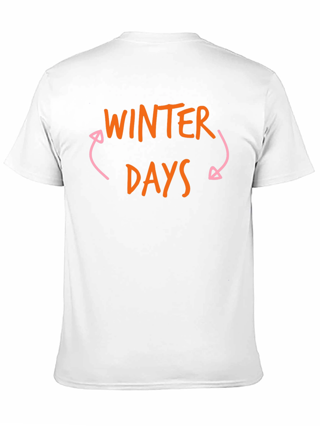 Winter Days Graphic Tee - Black Cotton Shirt