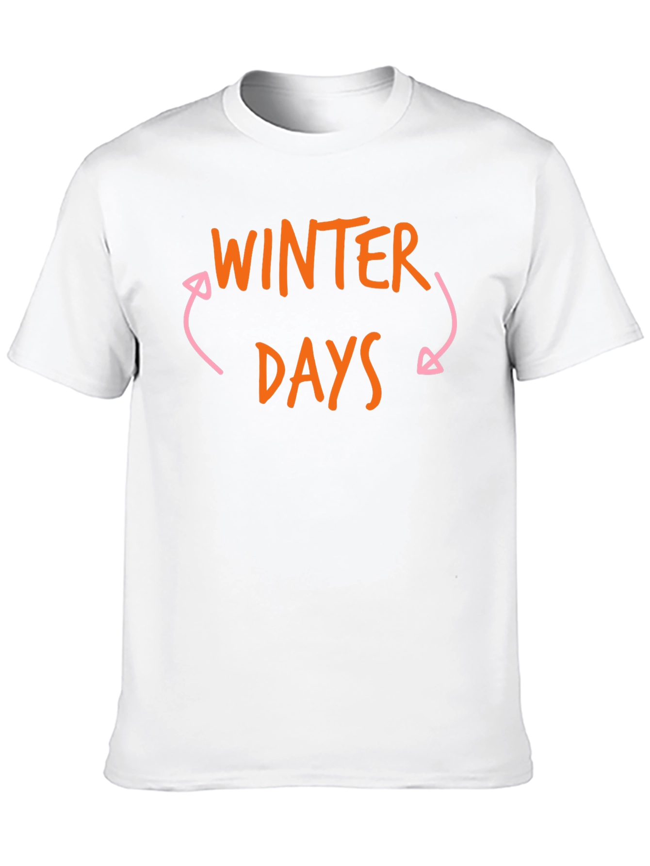 Winter Days Graphic Tee - Black Cotton Shirt