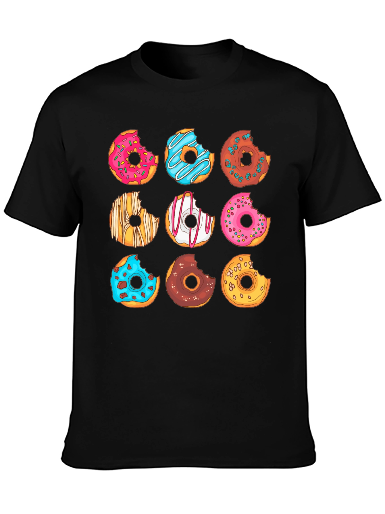 Donut Graphic T-Shirt - Sweet Tooth Fashion