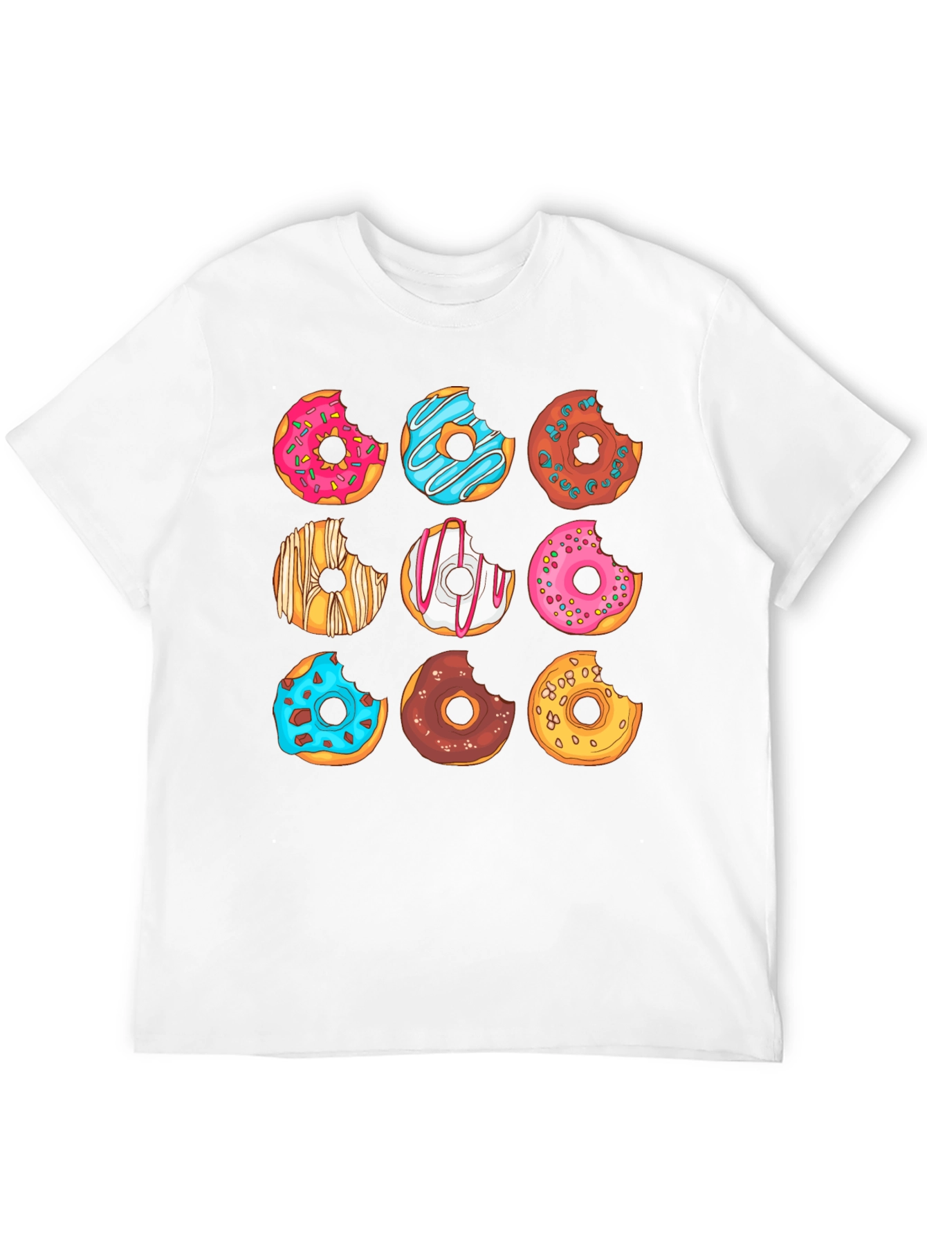 Donut Graphic T-Shirt - Sweet Tooth Fashion