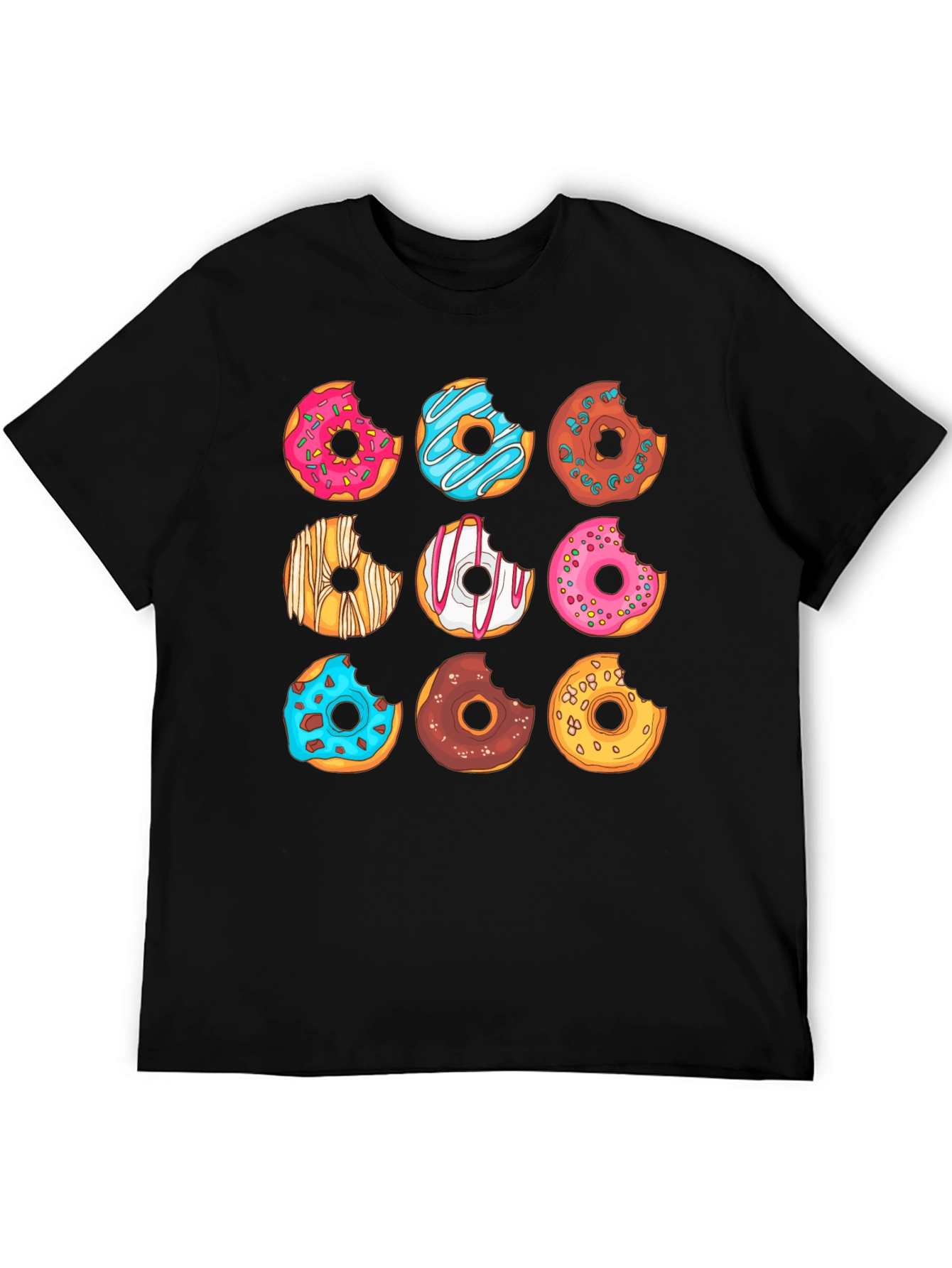 Donut Graphic T-Shirt - Sweet Tooth Fashion