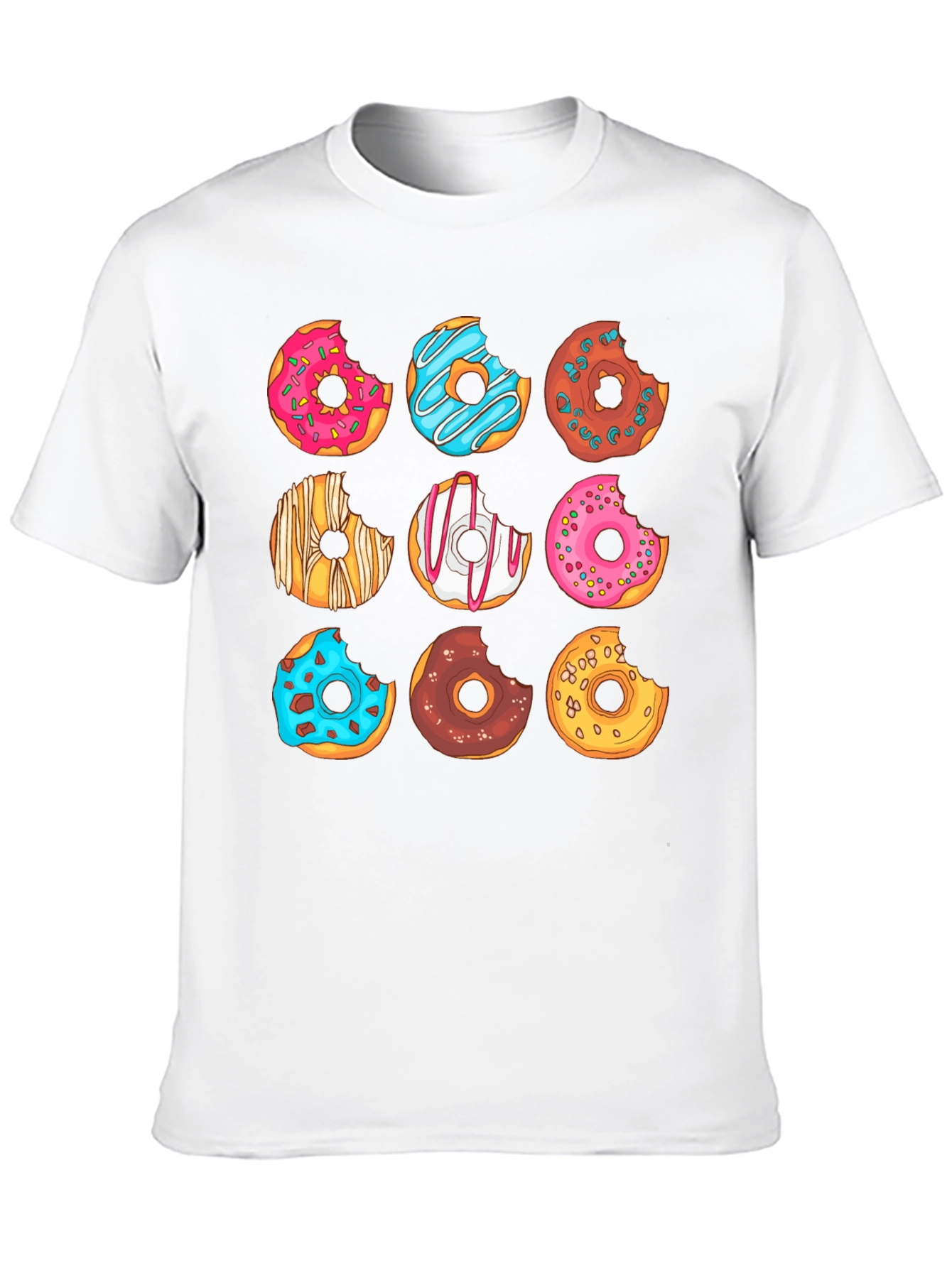 Donut Graphic T-Shirt - Sweet Tooth Fashion
