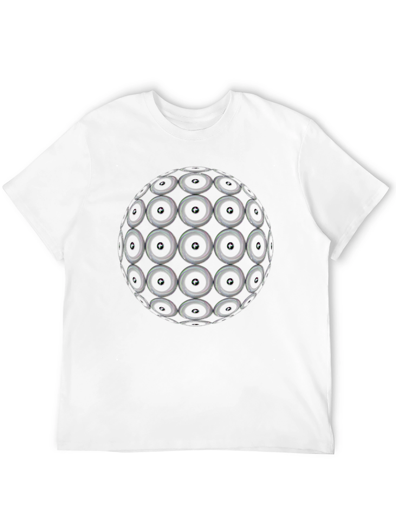 Speaker Sphere Graphic Black T-Shirt