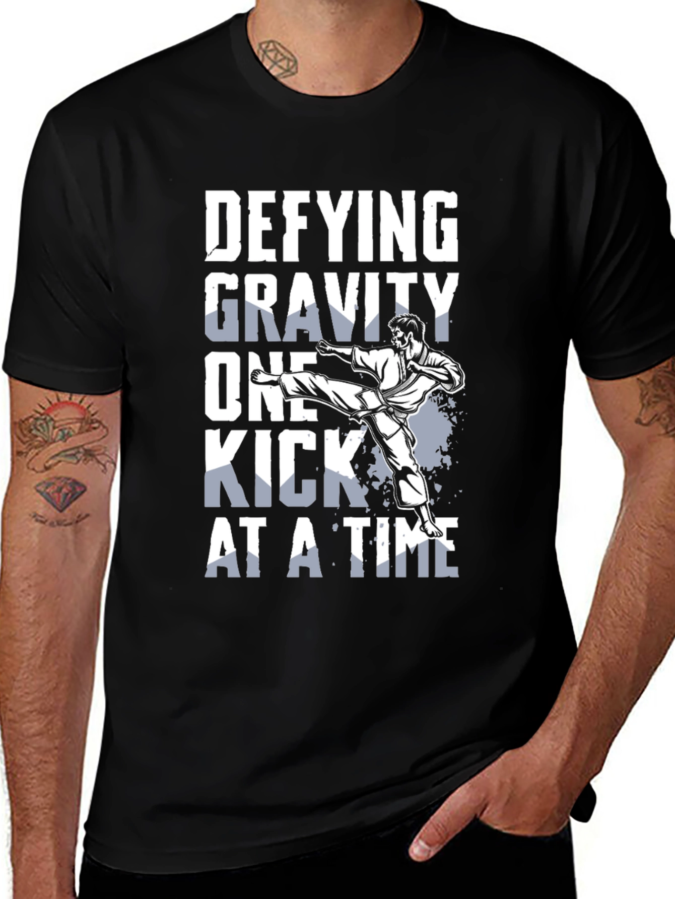 Defying Gravity Karate Graphic Tee