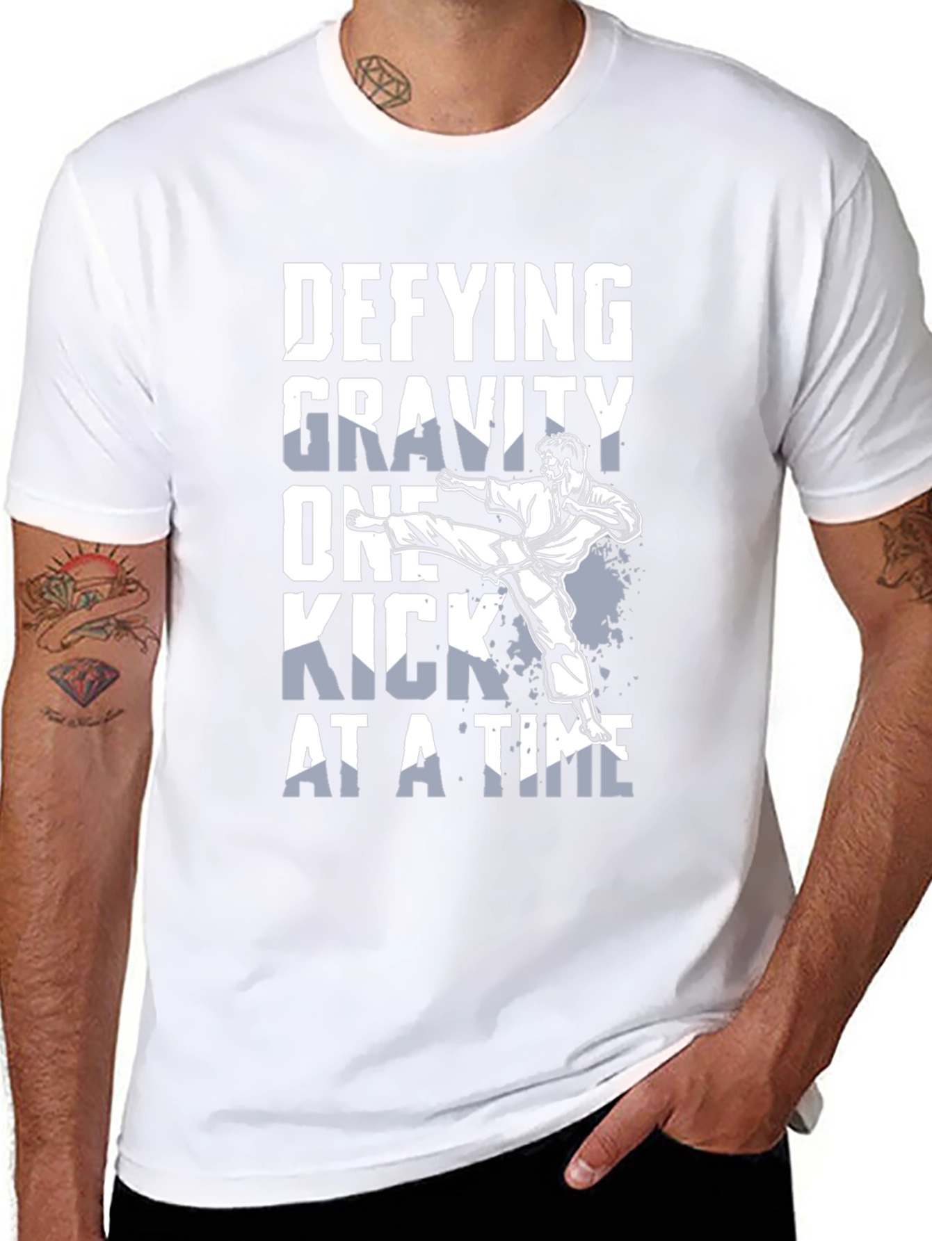 Defying Gravity Karate Graphic Tee