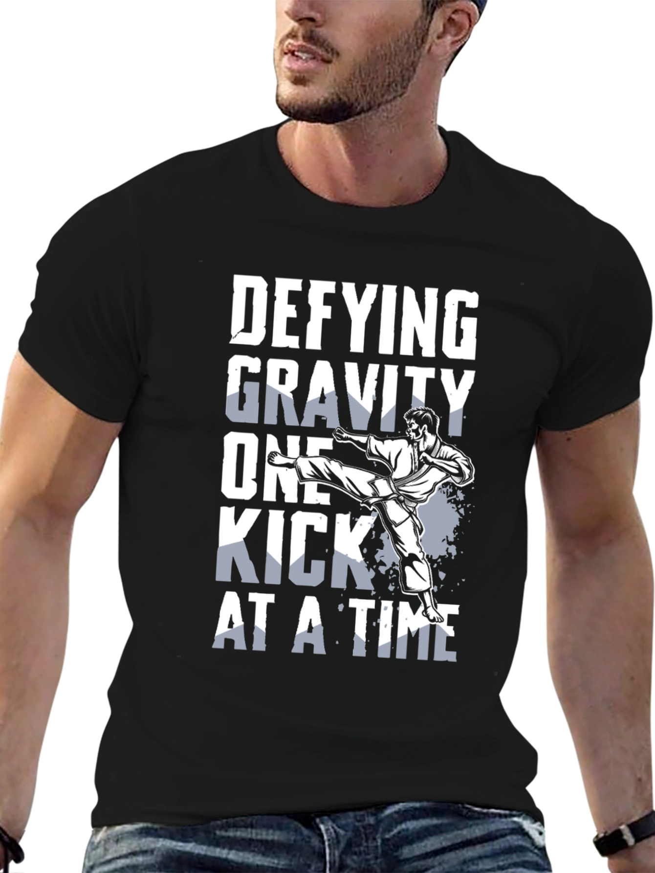 Defying Gravity Karate Graphic Tee
